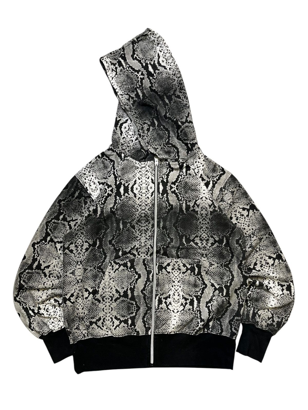 Other Y2K Cross Zip Up Hoodie Avant Garde Style Opium Rare USA L