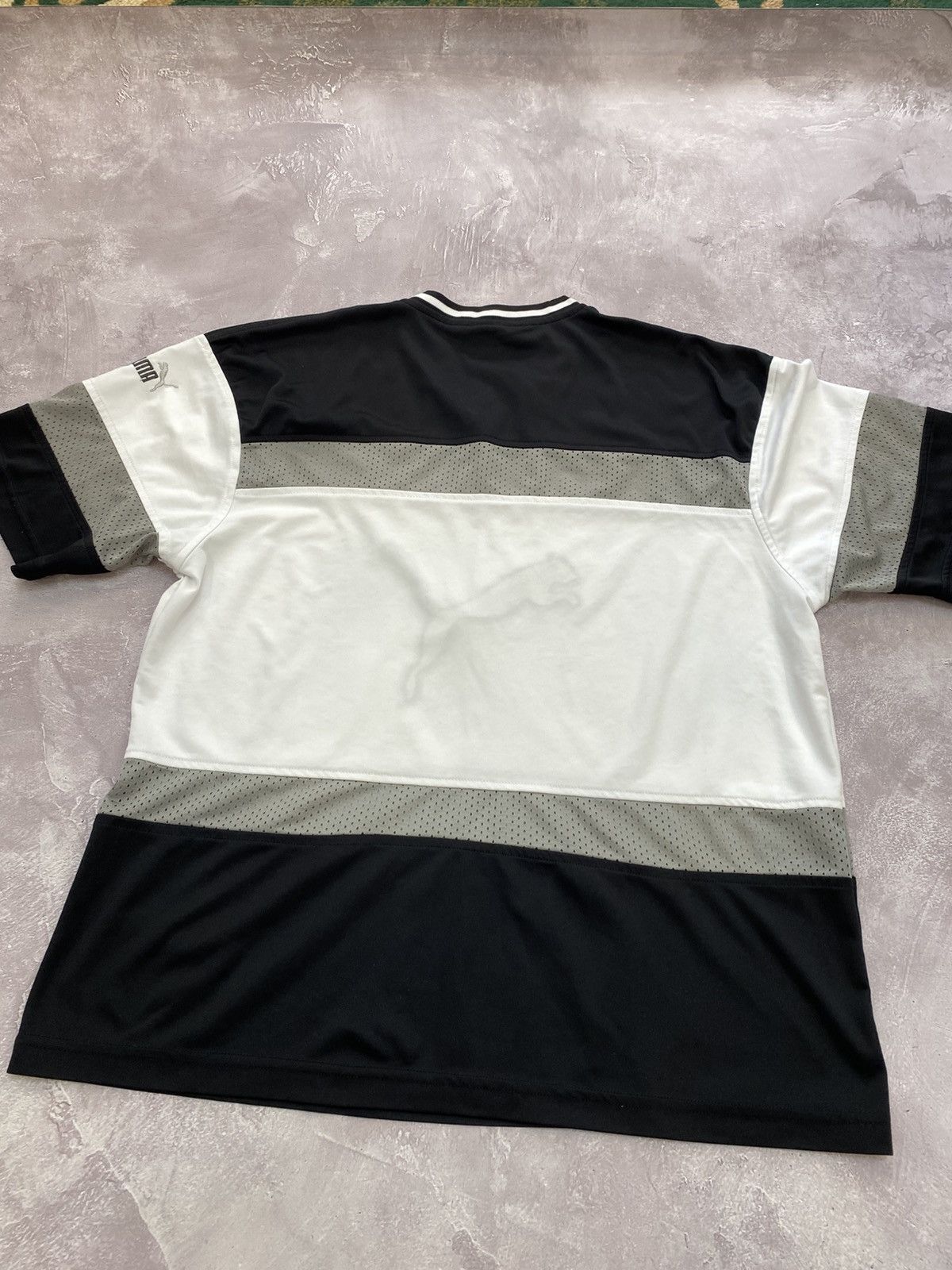 Puma Vintage Puma Big Logo Rap Jersey Tee Size US XL / EU 56 / 4 - 7 Thumbnail