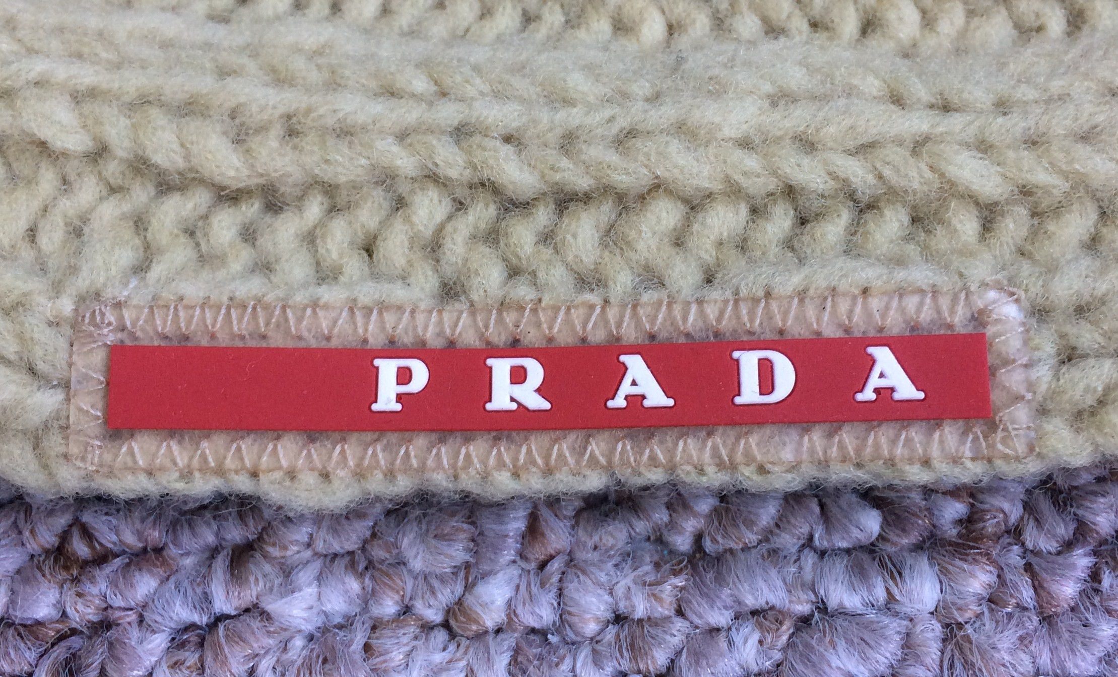 Prada Prada Linea Rossea Logo Beanie Hat Size ONE SIZE - 2 Thumbnail