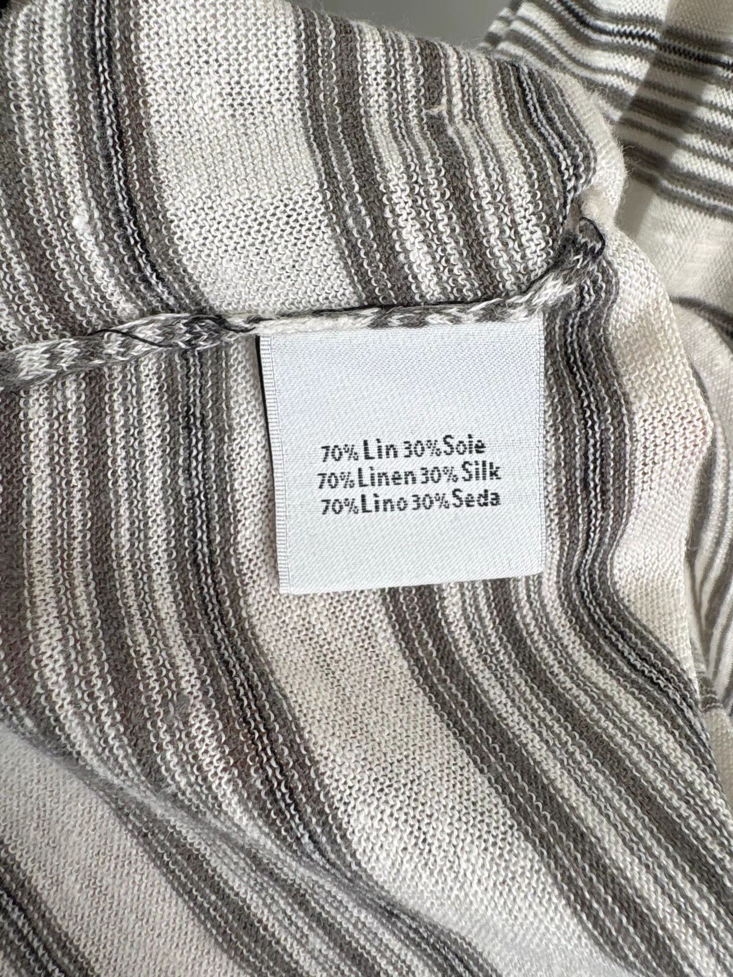 Hermes HERMÈS Linen Silk Short Sleeve K1 Size US XXL / EU 58 / 5 - 3 Thumbnail