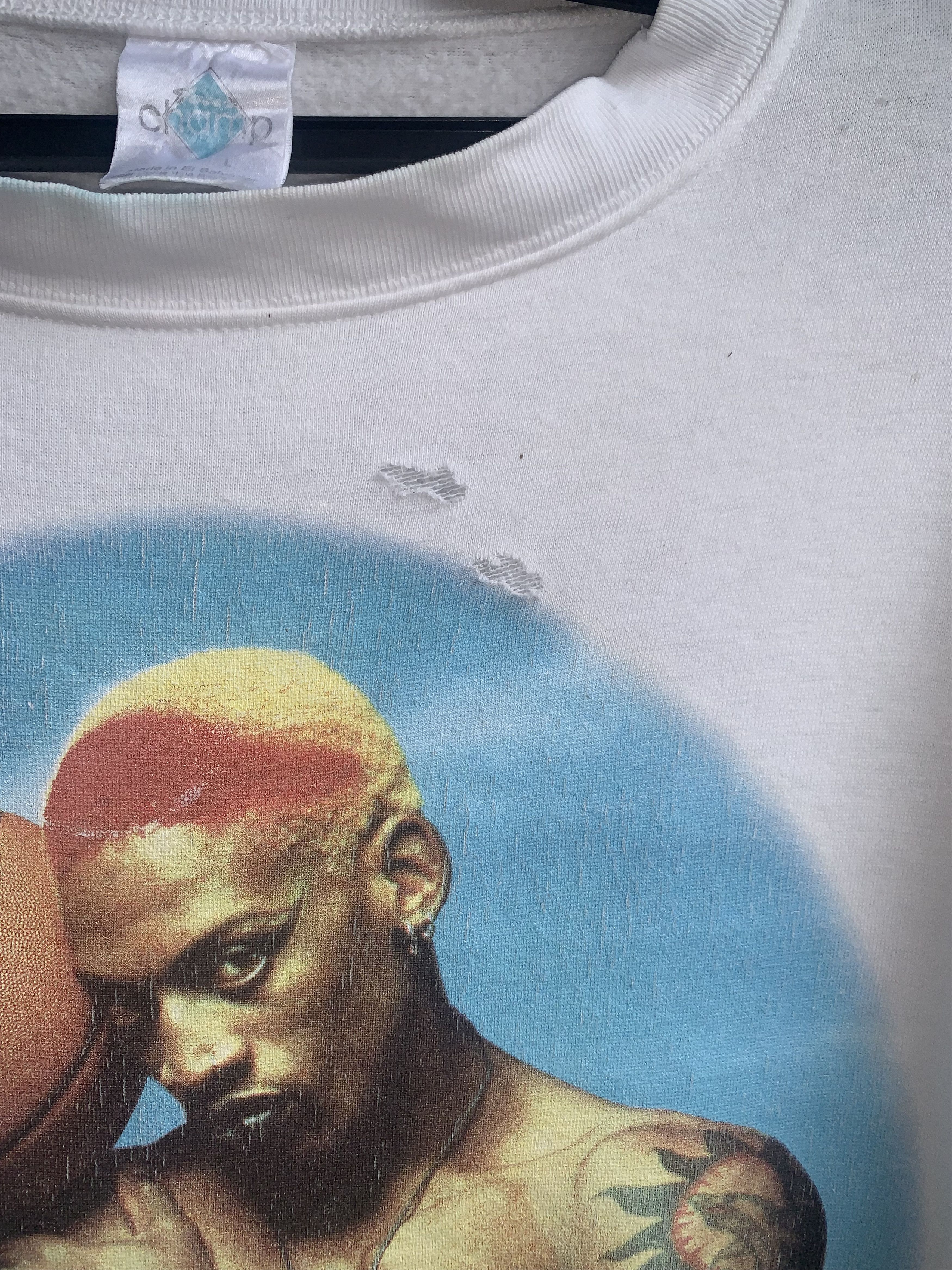 NBA × Vintage Dennis Rodman 1990's Vintage Sweatshirt Size US L / EU 52-54 / 3 - 7 Thumbnail
