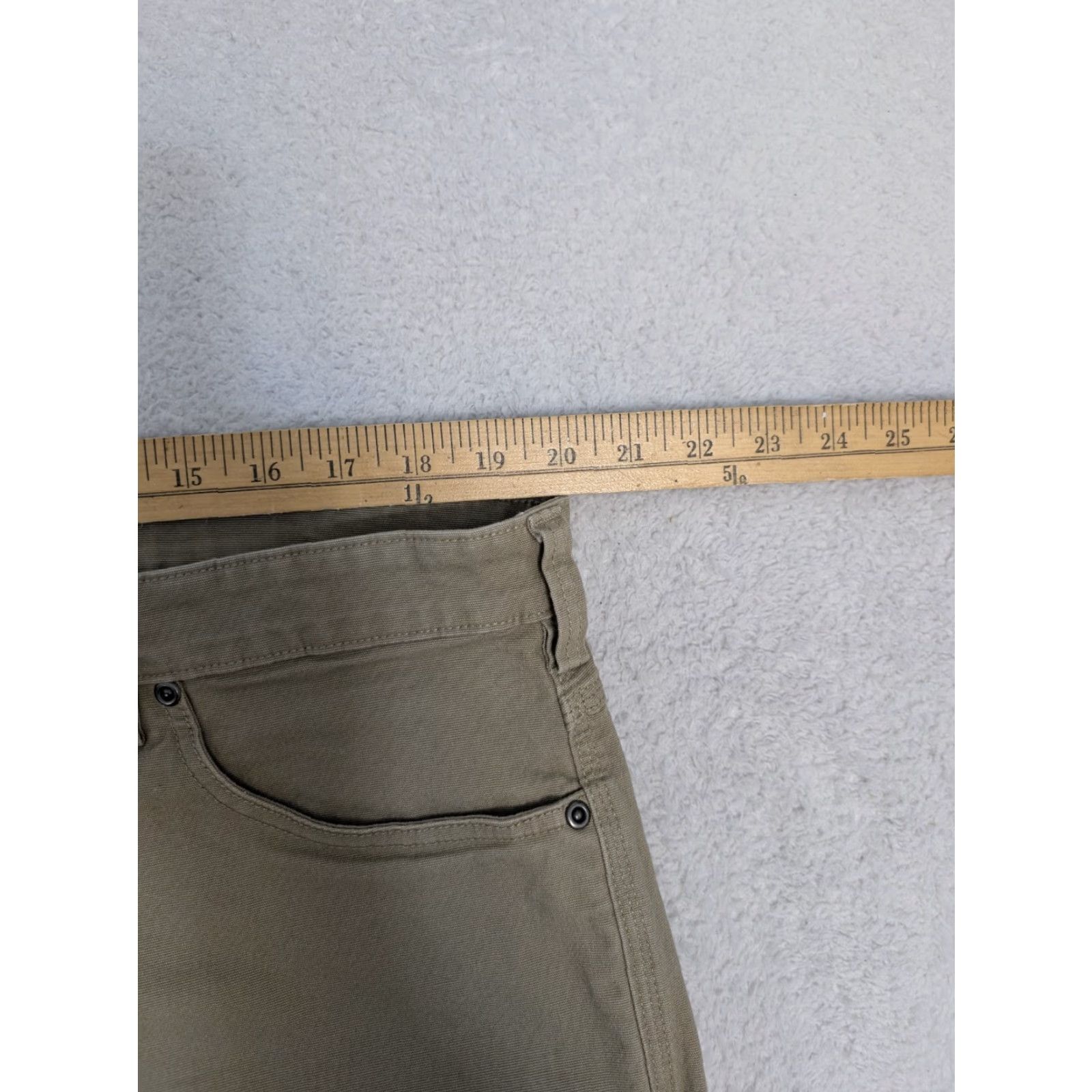 Denime Duluth Jeans Beige 42x32 Mens Regular Fit Denim 5-Pocket Stretch Spandex Fire Hose Logo Shirt/Hoodie (adjusted) Size US 40 / EU 56 - 2 Thumbnail