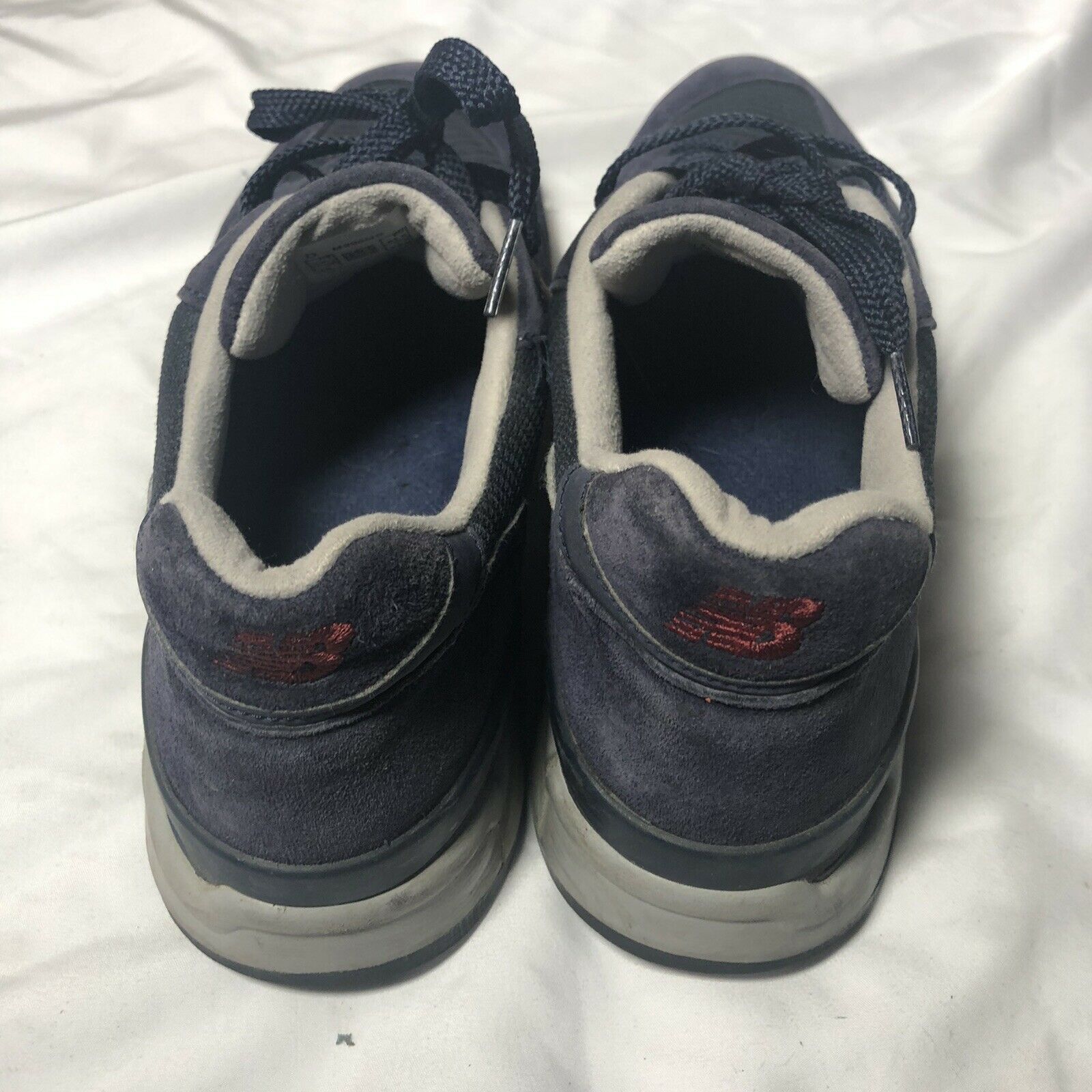 New Balance New Balance 998 MB Navy Blue Red Suede Sneakers Size 10.5 Size US 10.5 / EU 43-44 - 6 Thumbnail