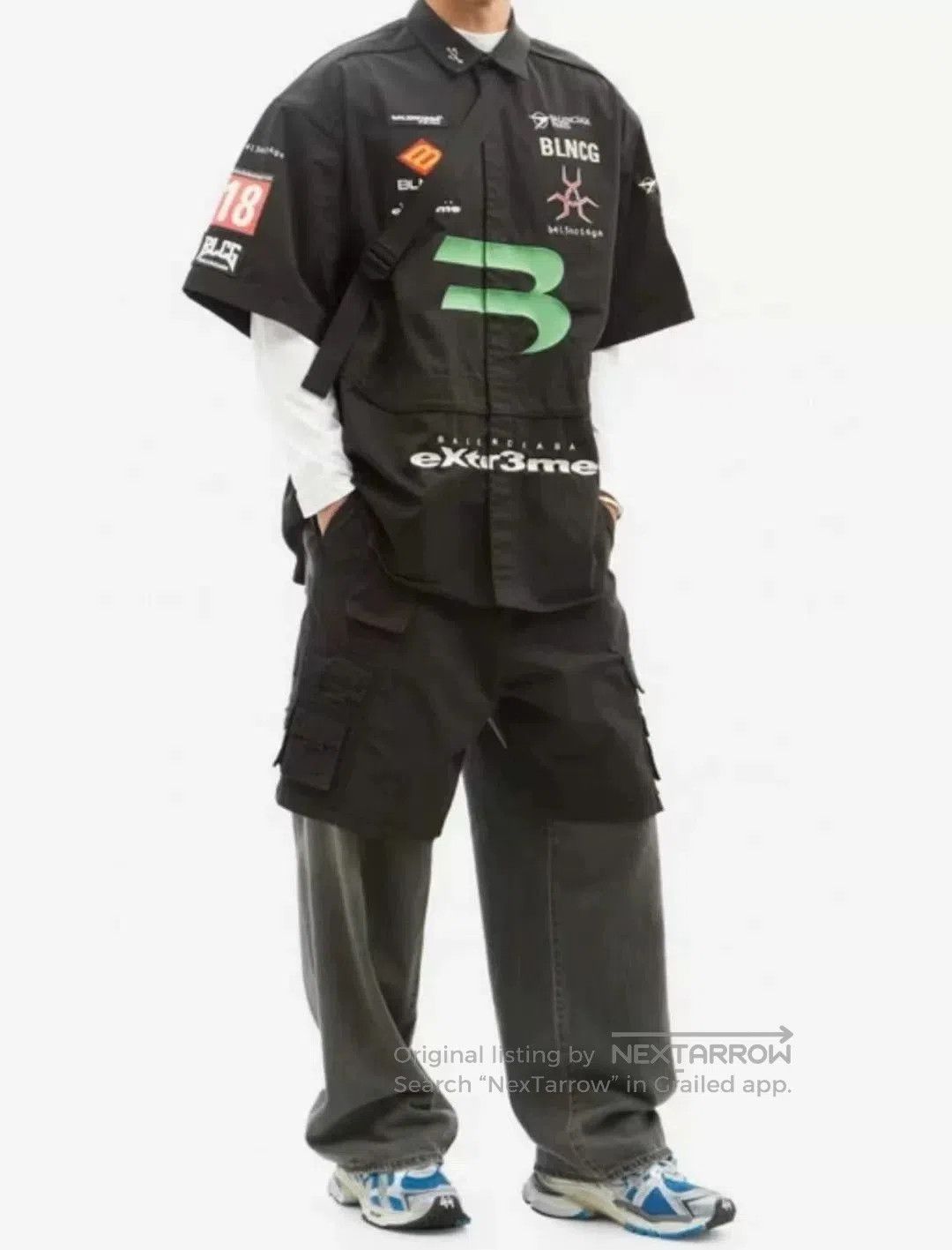 Balenciaga Balenciaga 21ss Patchwork Cargo Jeans. Size US 32 / EU 48 - 5 Thumbnail