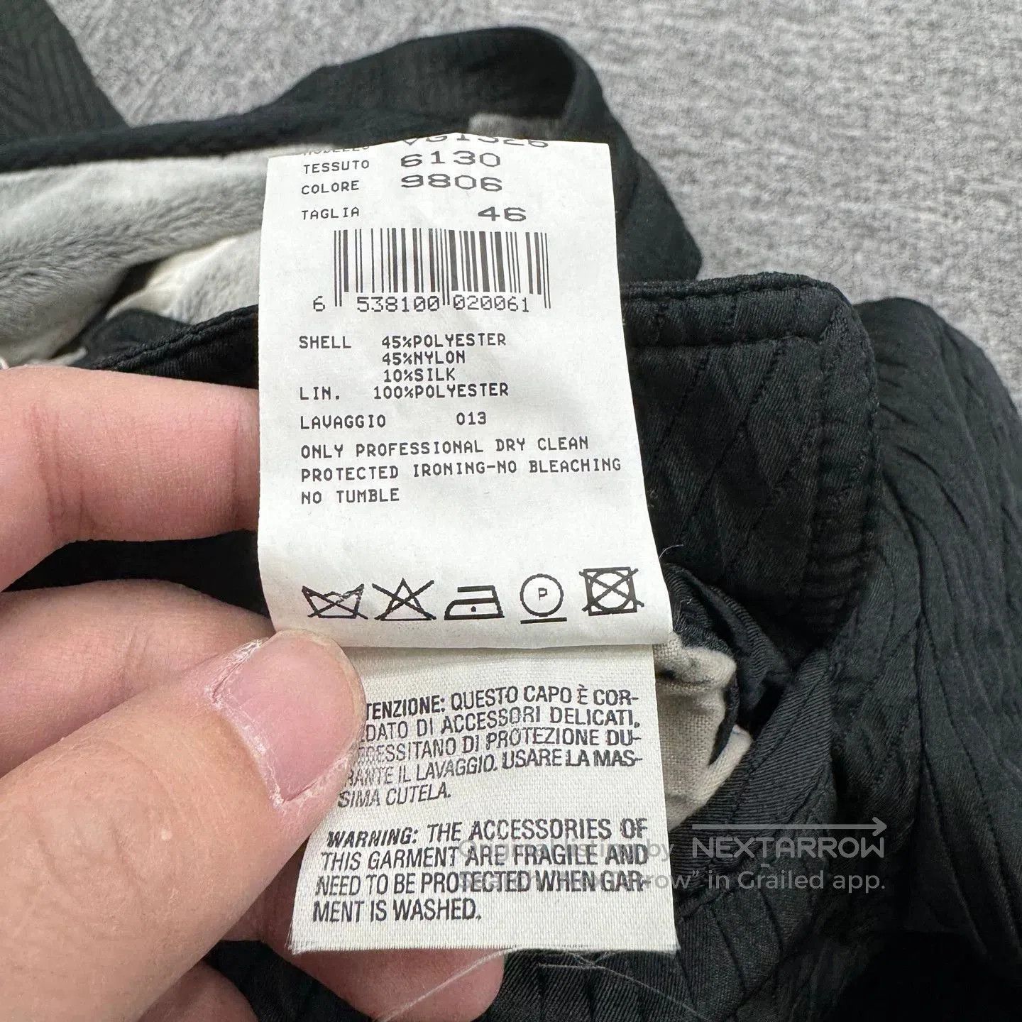 Emporio Armani EMPORIO ARMANI Warm Jacket. Size US S / EU 44-46 / 1 - 4 Thumbnail