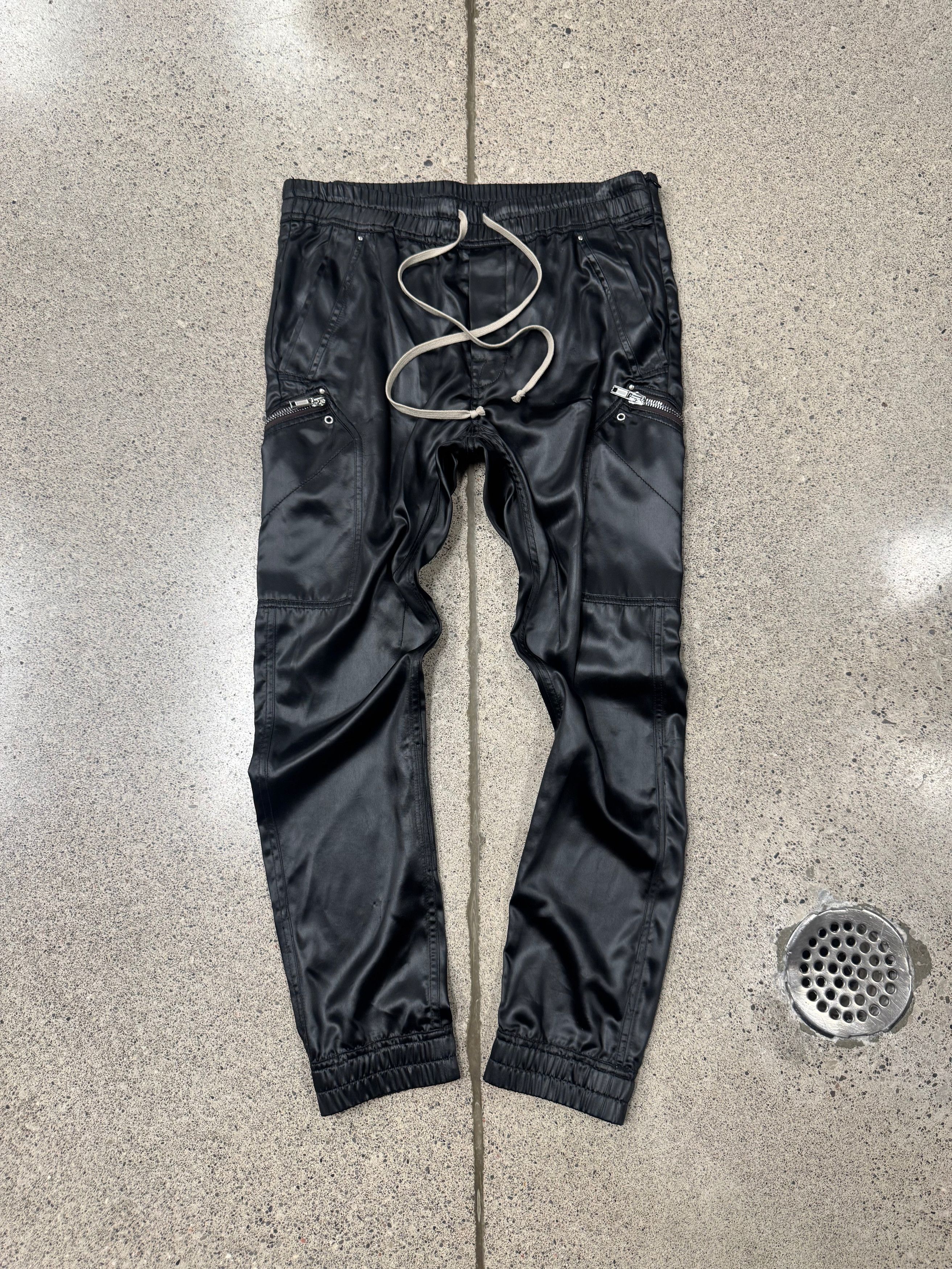 【RICK OWENS】PERFORMA CARGO JOG PANTS 46 Rick Owens Easy Strobe Cargos Zip Tapered Cargo Pants 46