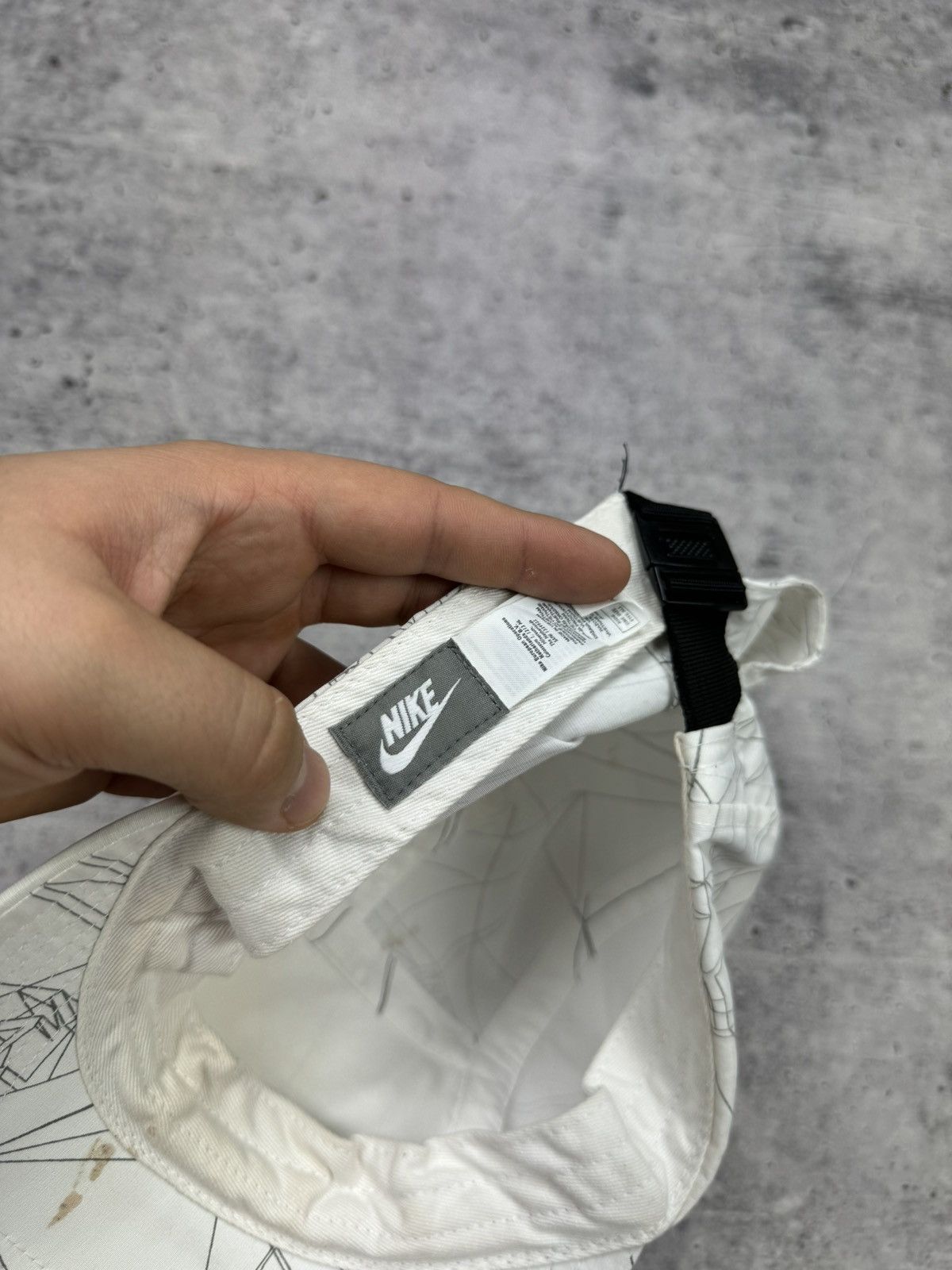 Nike × Vintage Vintage 90’s Y2K Style Nike Swoosh Logo Cap Hat S-M Size ONE SIZE - 15 Thumbnail