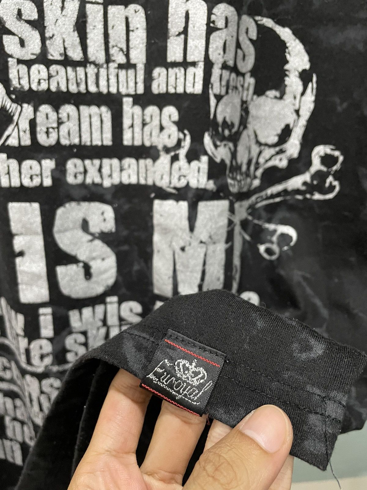 If Six Was Nine × Seditionaries × Vintage Vintage Black Label Punk Gothic Skull Tee Size US XL / EU 56 / 4 - 4 Thumbnail