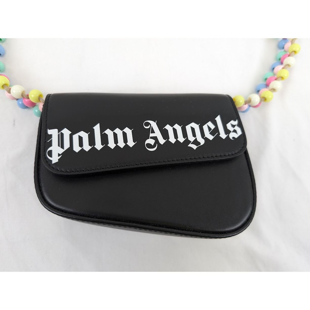 Palm Angels o1rshd1 Size: OS / Beads Strap Crash Bag in Black/White Size ONE SIZE - 3 Thumbnail