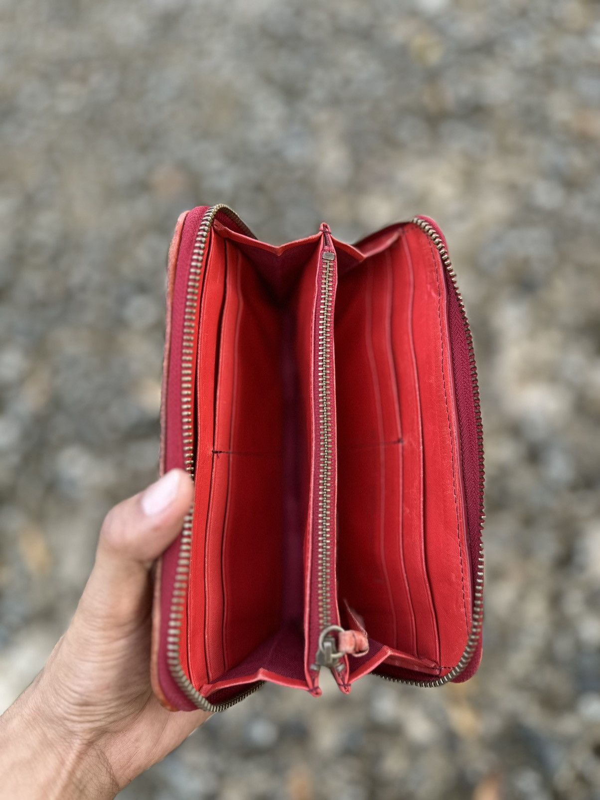 Japanese Brand Maison Mihara Yasuhiro Leather Wallet Zipper All Fuction . Size ONE SIZE - 4 Thumbnail