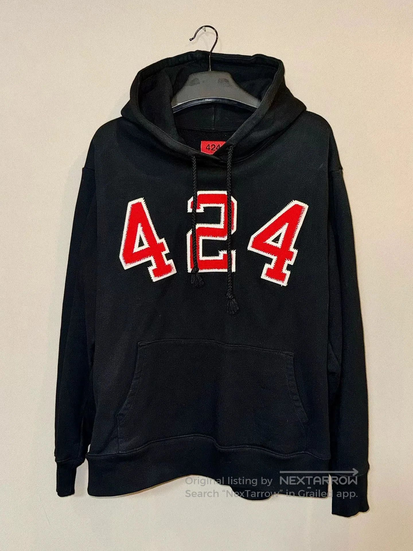 424 424 Embroidered Hoodie. Size US XL / EU 56 / 4 - 1 Thumbnail
