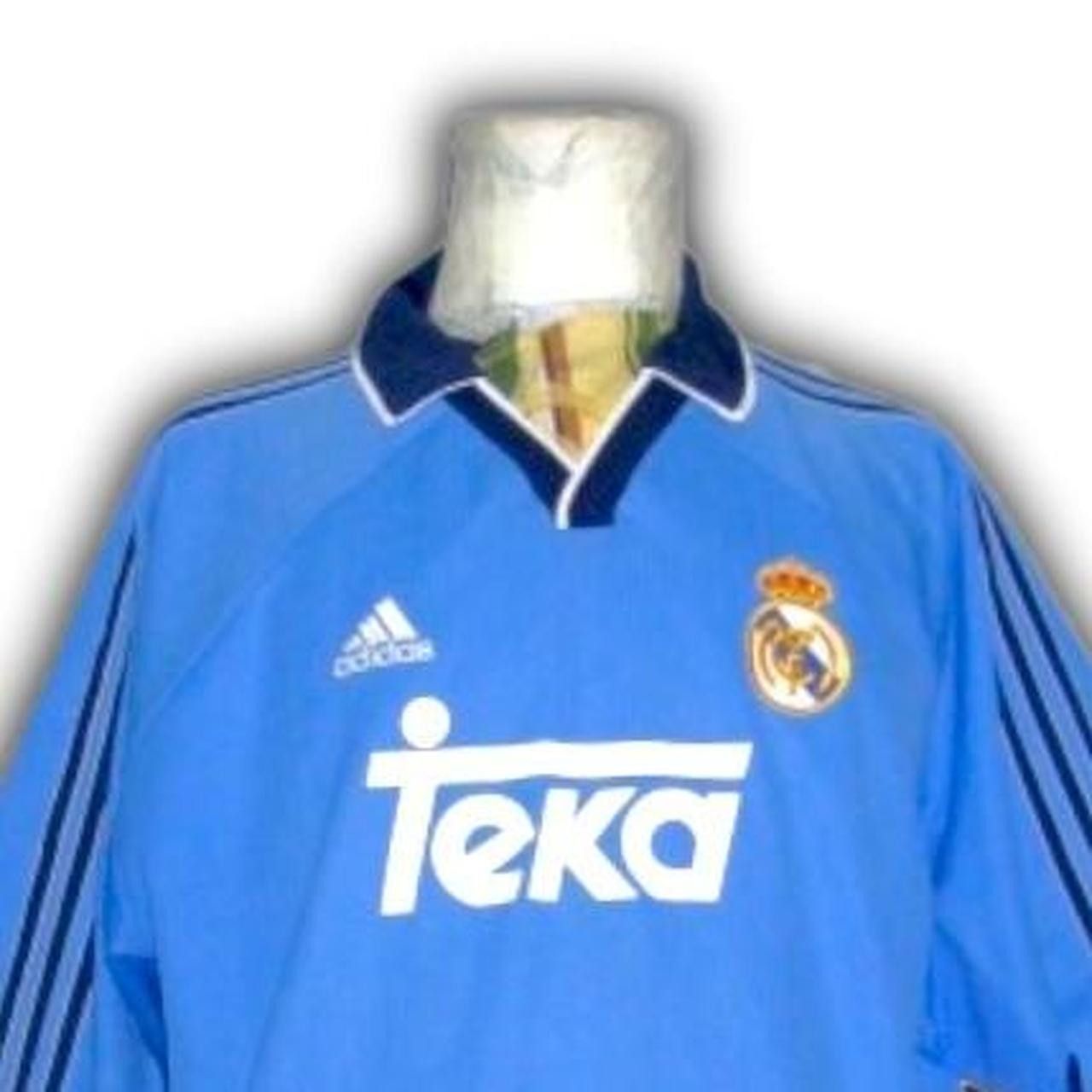 Adidas Real Madrid 1999 2000 2001 Away Shirt Jersey Size US XL / EU 56 / 4 - 2 Thumbnail