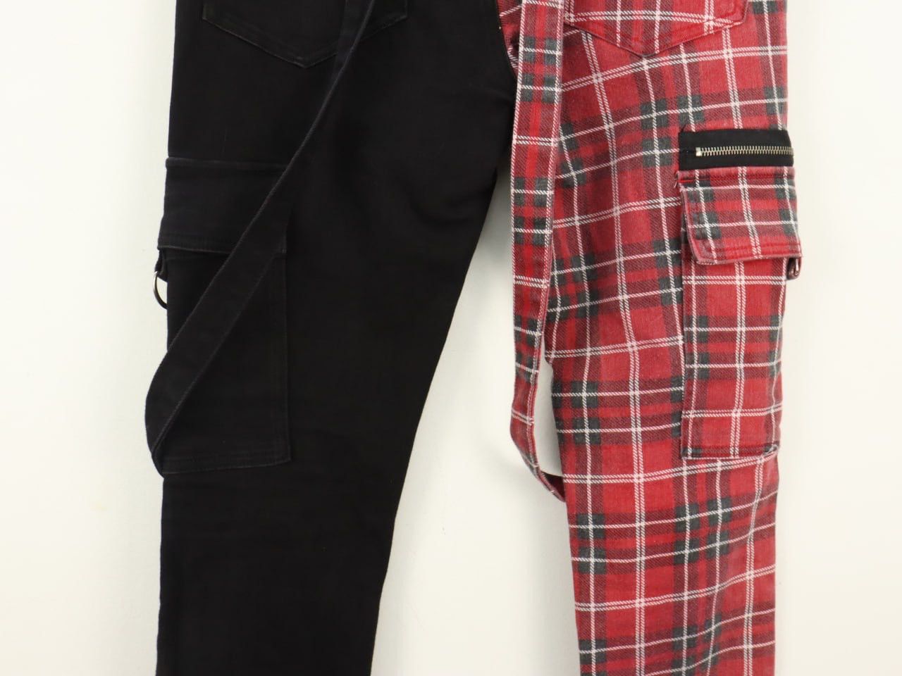 Japanese Brand Bondage Punk Tartan Plaid Hybrid Pant Size US 33 - 13 Thumbnail