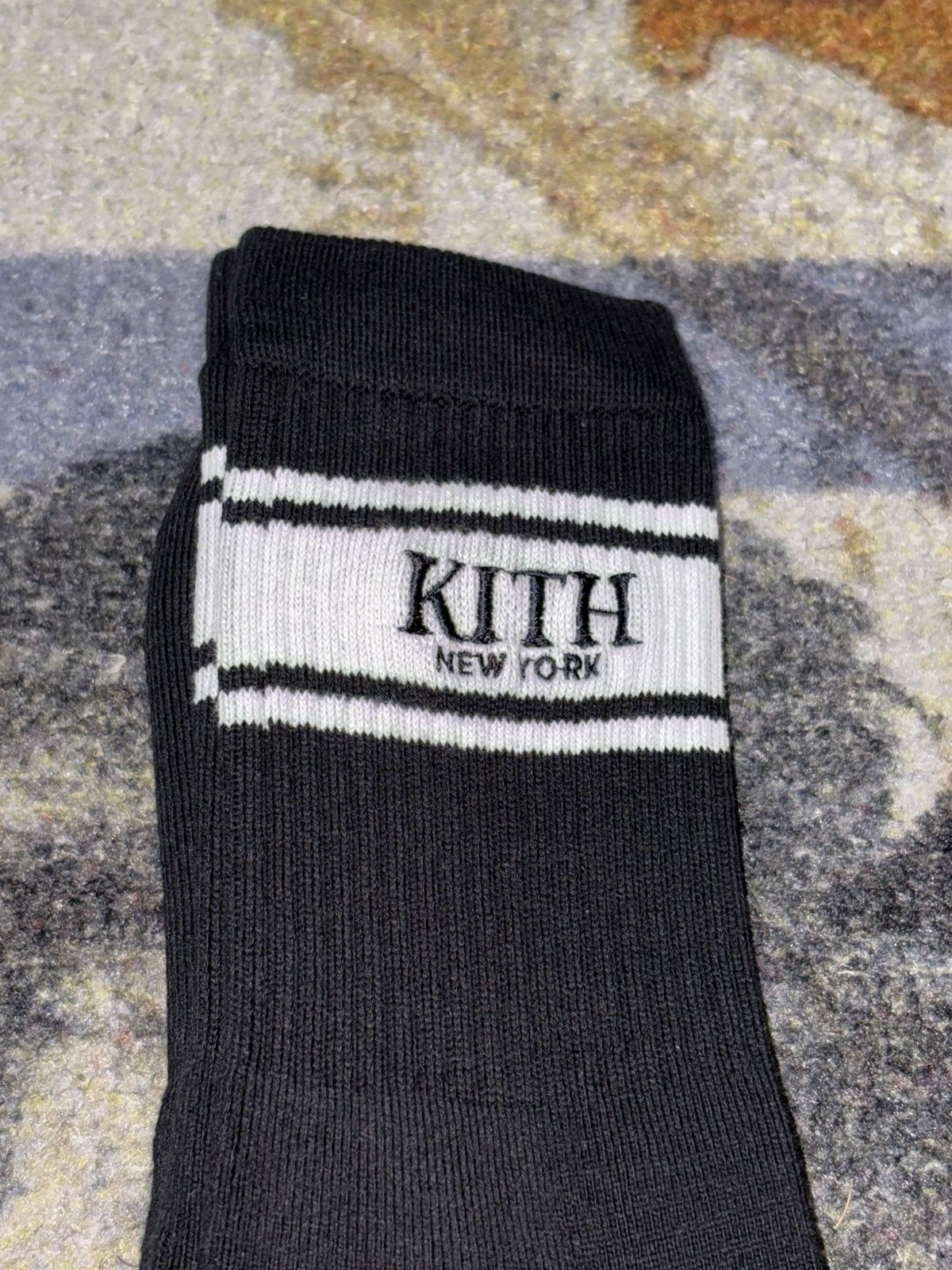 Kith Kith New York Logo Crew Socks (ONE SIZE) Size ONE SIZE - 2 Thumbnail