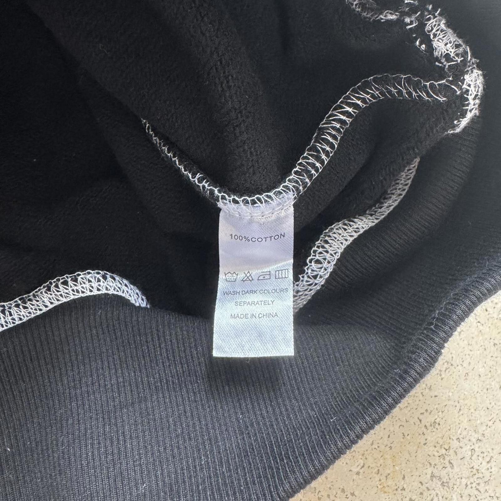 Designer Black Corteiz hoodie with white stitching Size US S / EU 44-46 / 1 - 4 Thumbnail