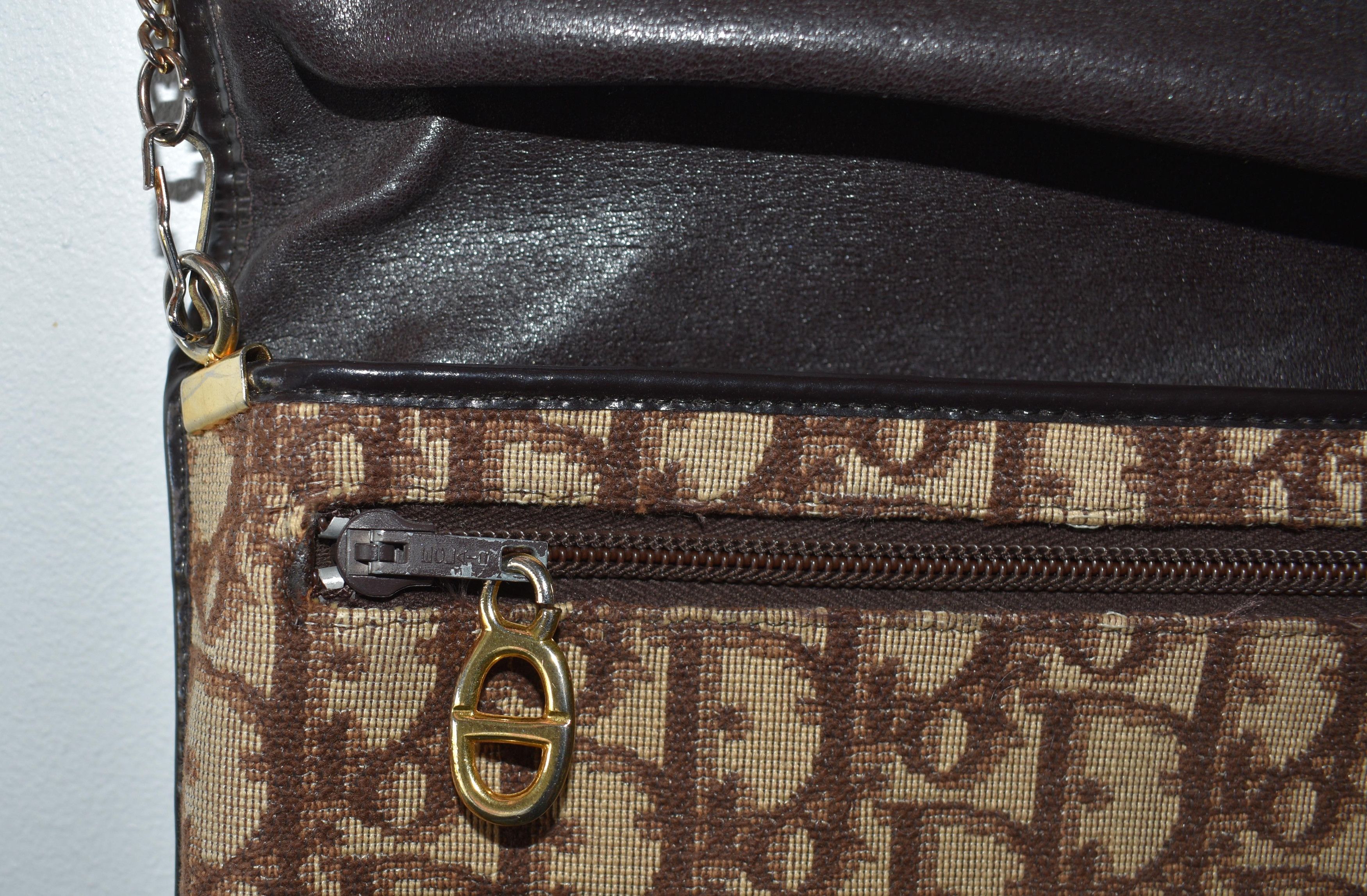 Dior Vintage Dior Monogram Shoulder Bag Size ONE SIZE - 6 Thumbnail