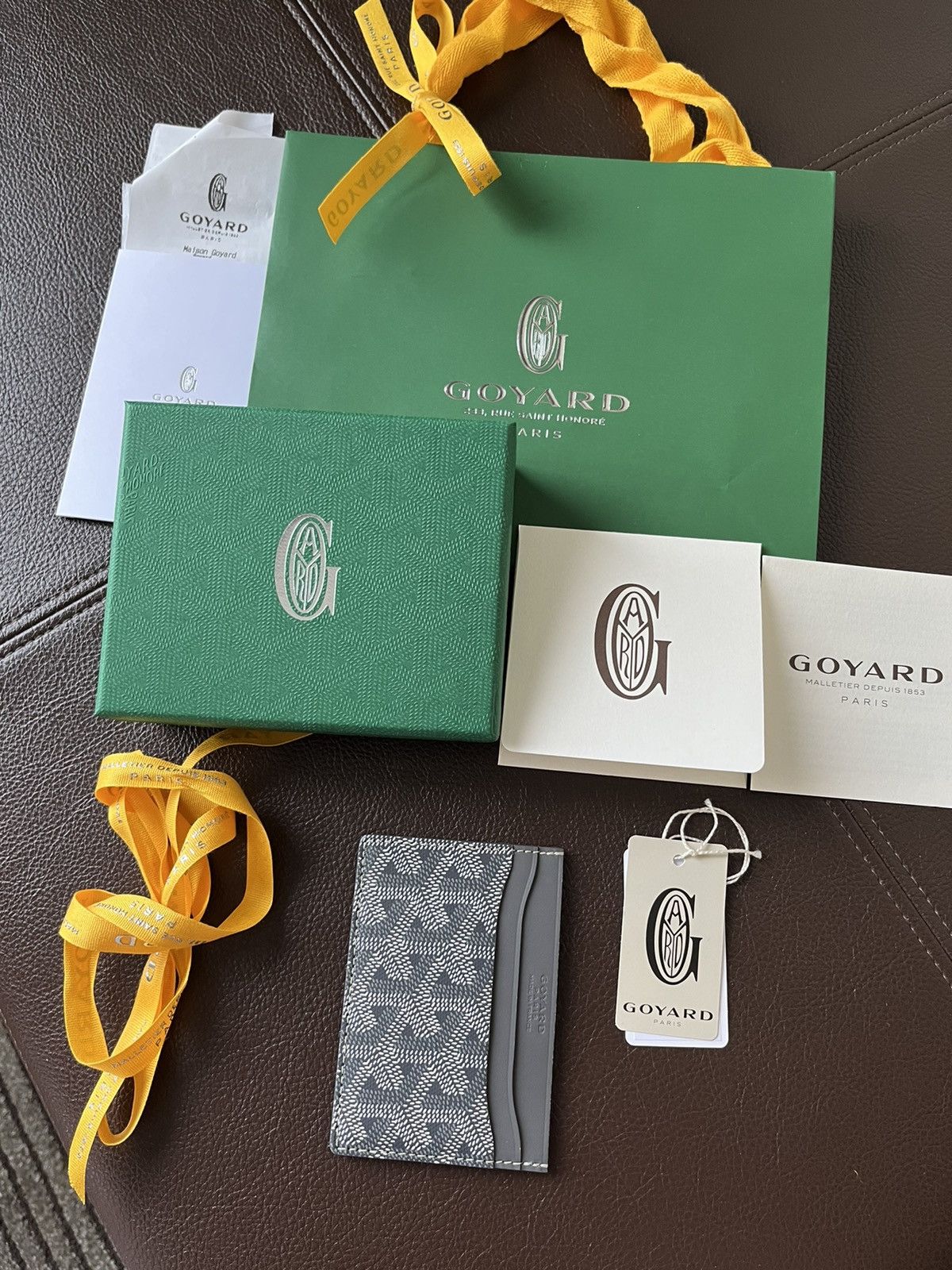 Goyard Goyard Leather Card Holder Brand New Giftable Condition Size ONE SIZE - 16 Thumbnail