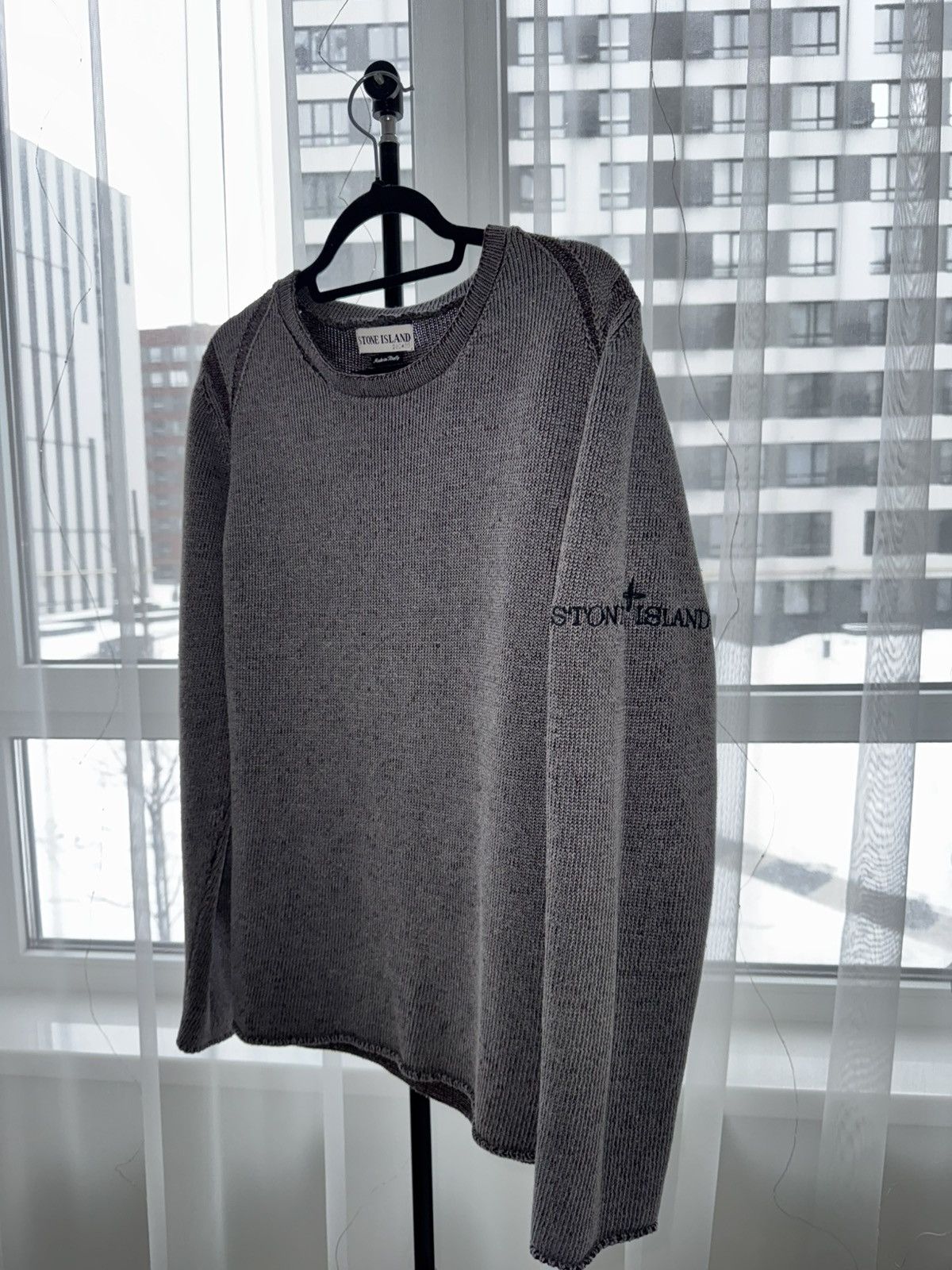 Stone Island × Vintage Vintage Stone Island knitted sweater Size US M / EU 48-50 / 2 - 3 Thumbnail