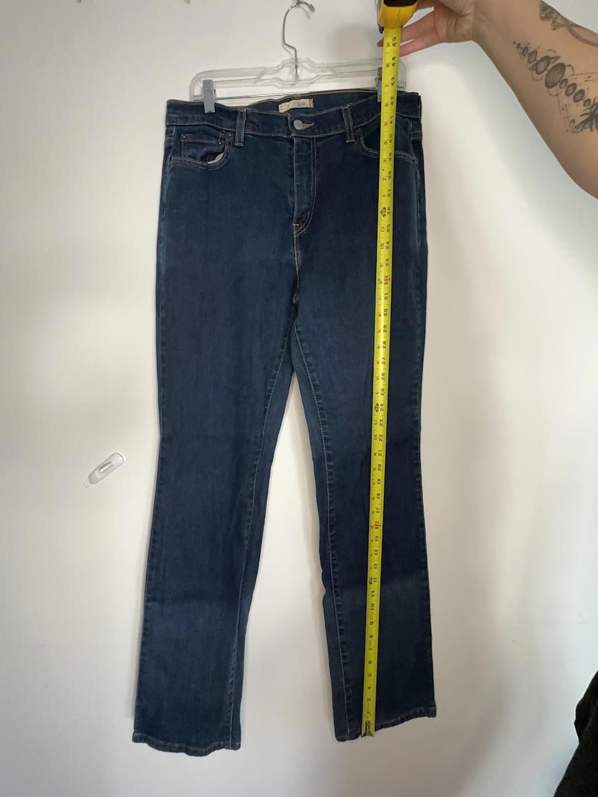Levi's Levi's 505 Regular Fit Straight Leg Jeans - Sz. 14 Long Size 36" / US 14 / IT 50 - 4 Thumbnail