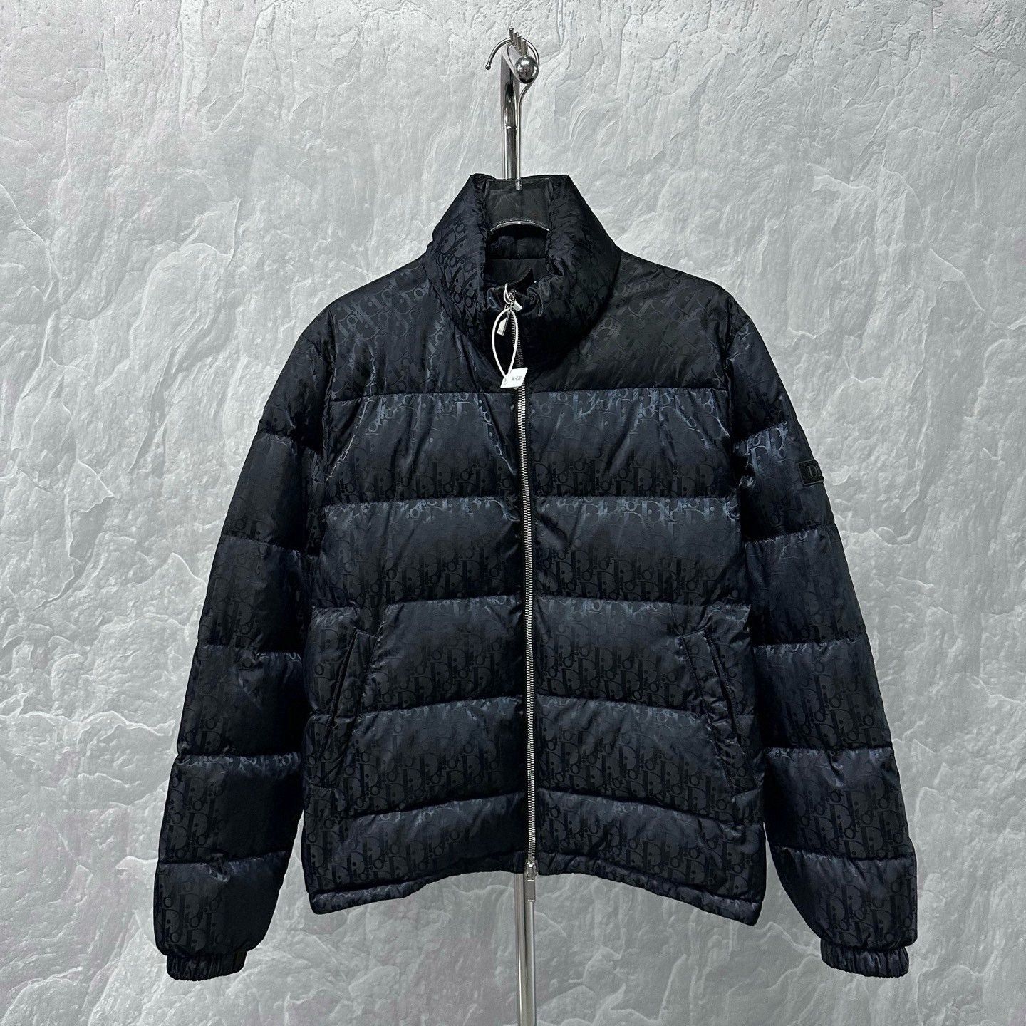 Dior DIOR Stand Collar Logo Print Down Jacket Size US M / EU 48-50 / 2 - 1 Thumbnail