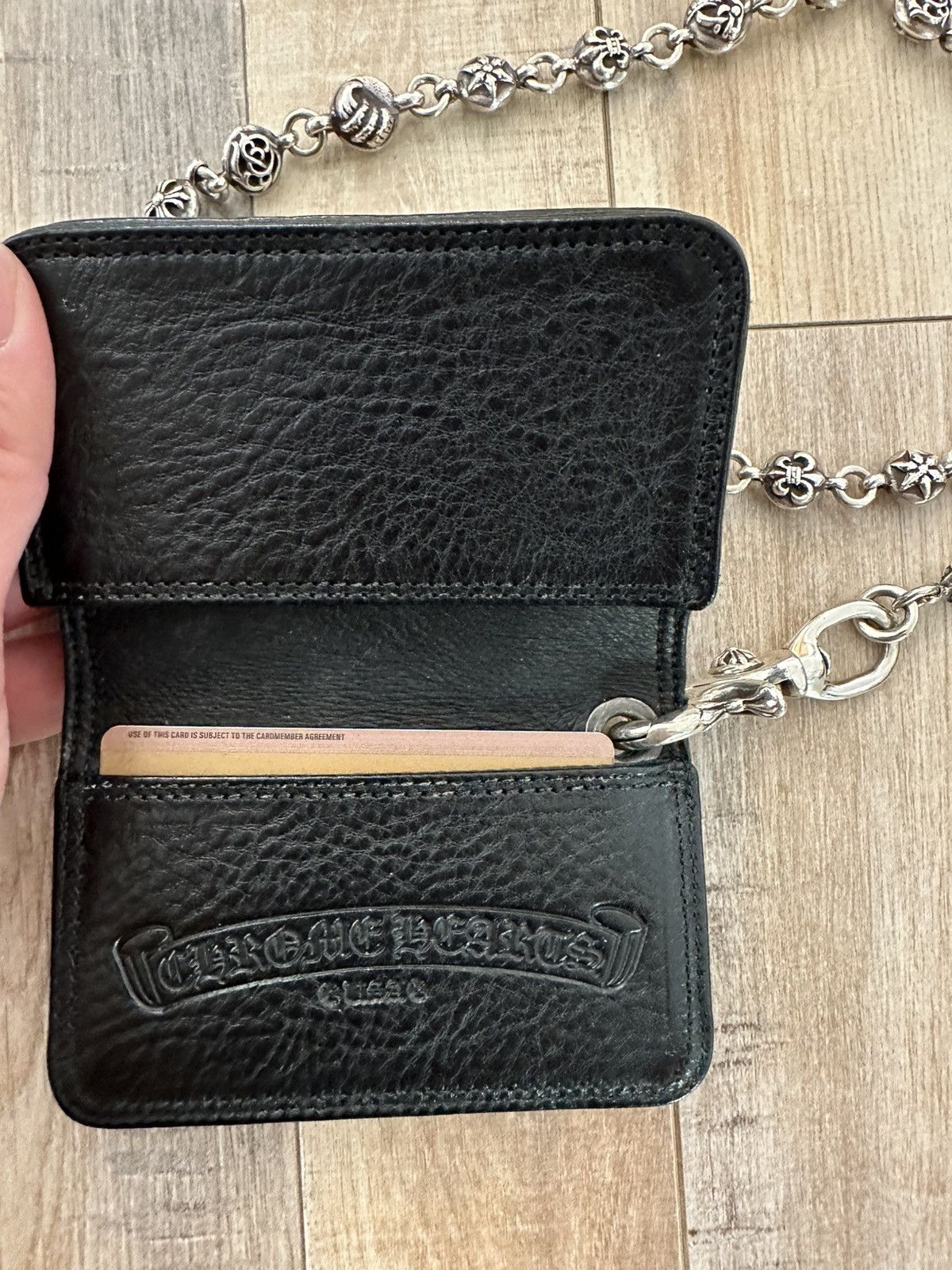 Chrome Hearts Chrome Hearts Cemetery Cross Patch Bifold Wallet Size ONE SIZE - 5 Thumbnail