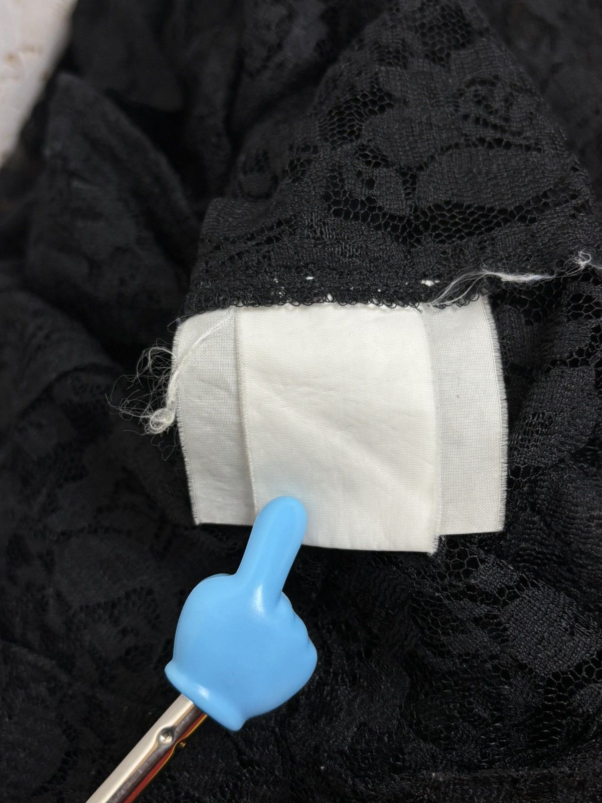 Tricot Comme des Garcons 90s Archive Comme Des Garcons Lace Button Up Shirt CDG ~L Size L / US 10 / IT 46 - 8 Thumbnail