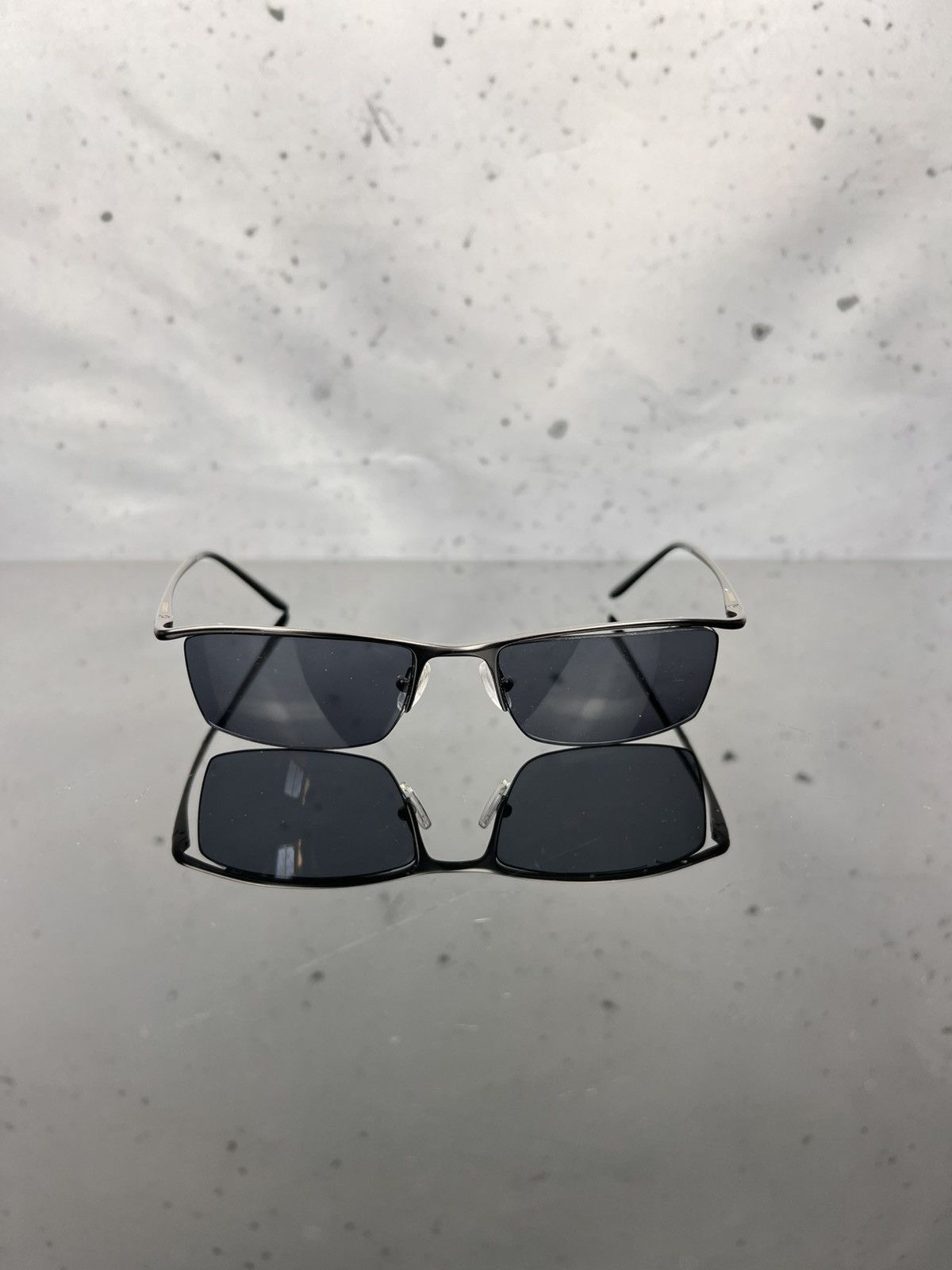 Carrera Carrera Gunmetal Semi-Rimless Rectangular Sunglasses Mens Size ONE SIZE - 3 Thumbnail