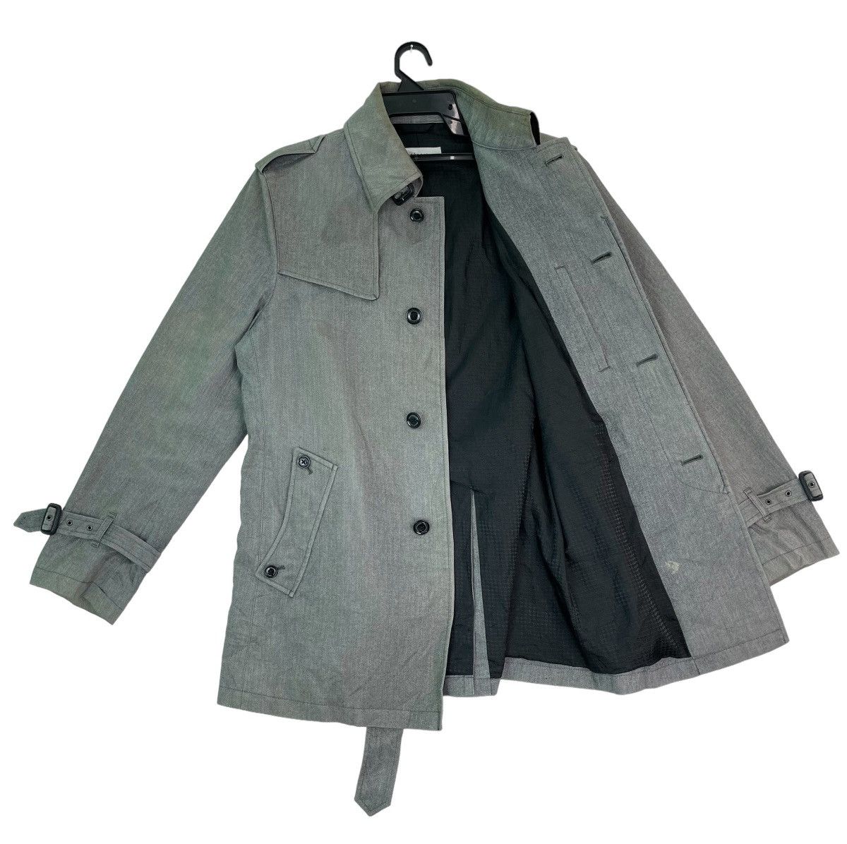 Comme des Garcons × Dezert Vtg 90s Dezert Homme ex CDG japan designer trench jacket Size US L / EU 52-54 / 3 - 1 Thumbnail