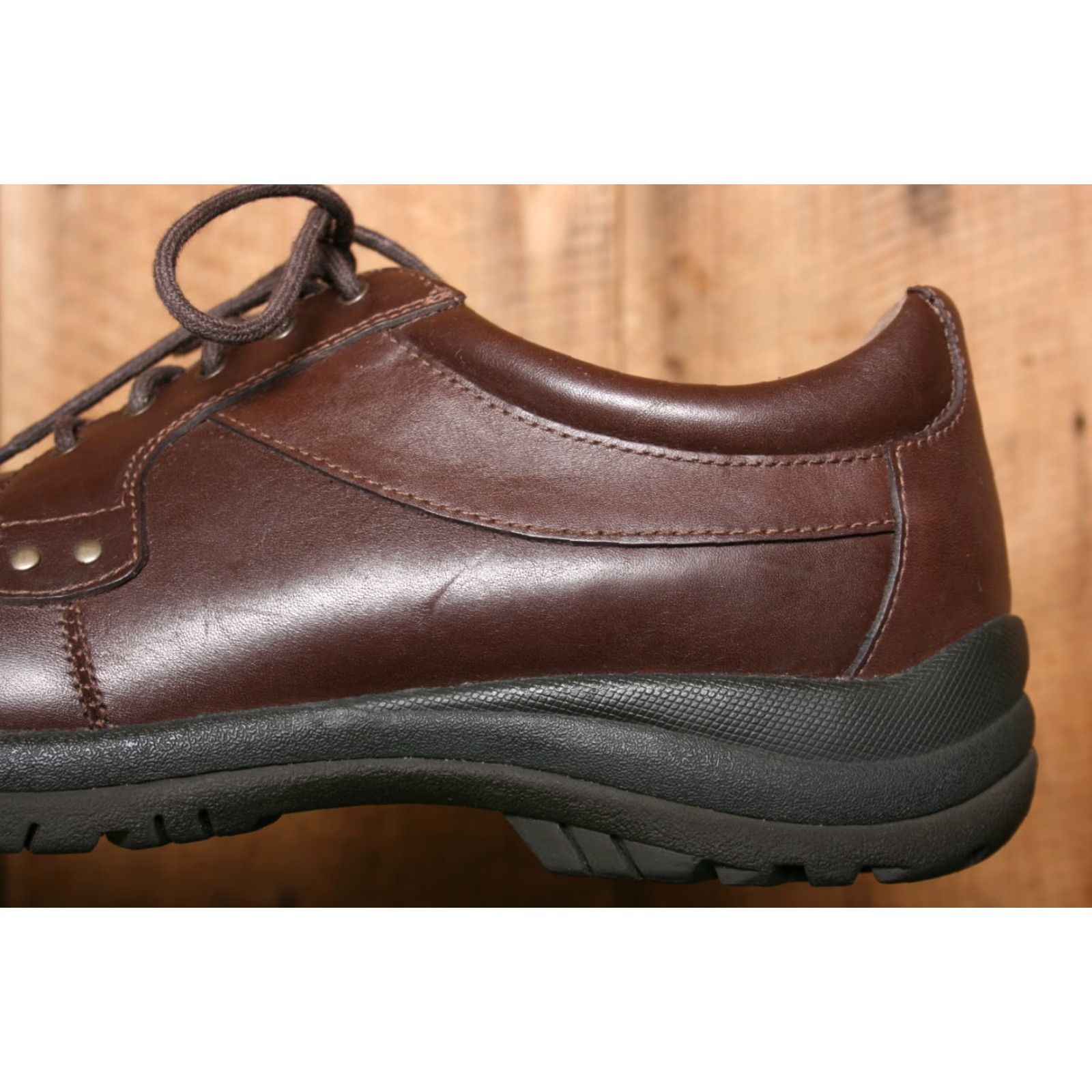 Dansko VINTAGE Dansko Wyatt Oxford Brown Leather Slip Resistant Mens 14.5 EU 48 Shoes Size US 15 / EU 48 - 7 Thumbnail