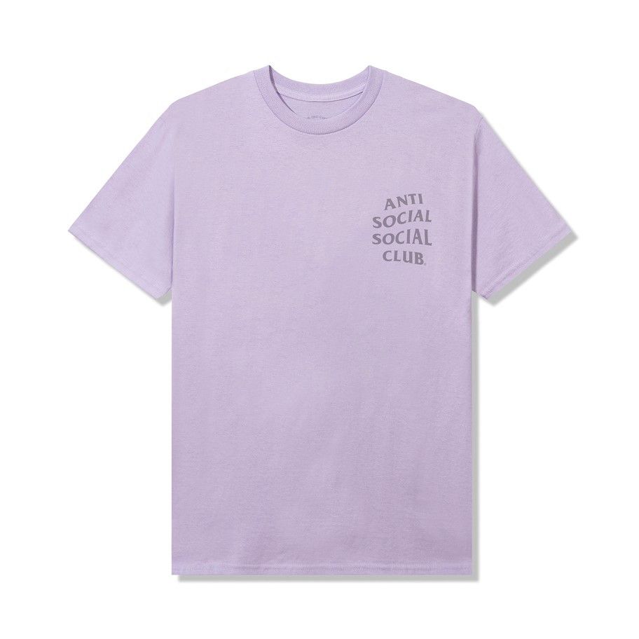 Anti Social Social Club Cancelled Tonal Violet Tee New DS