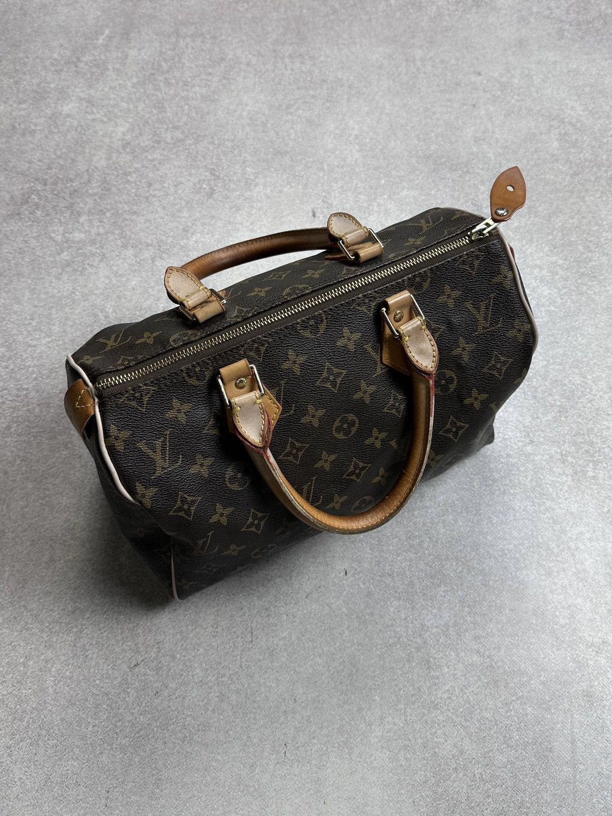 Louis Vuitton Autentic Louis Vuitton Speedy 25 Hand Bag Rare Size ONE SIZE - 3 Thumbnail
