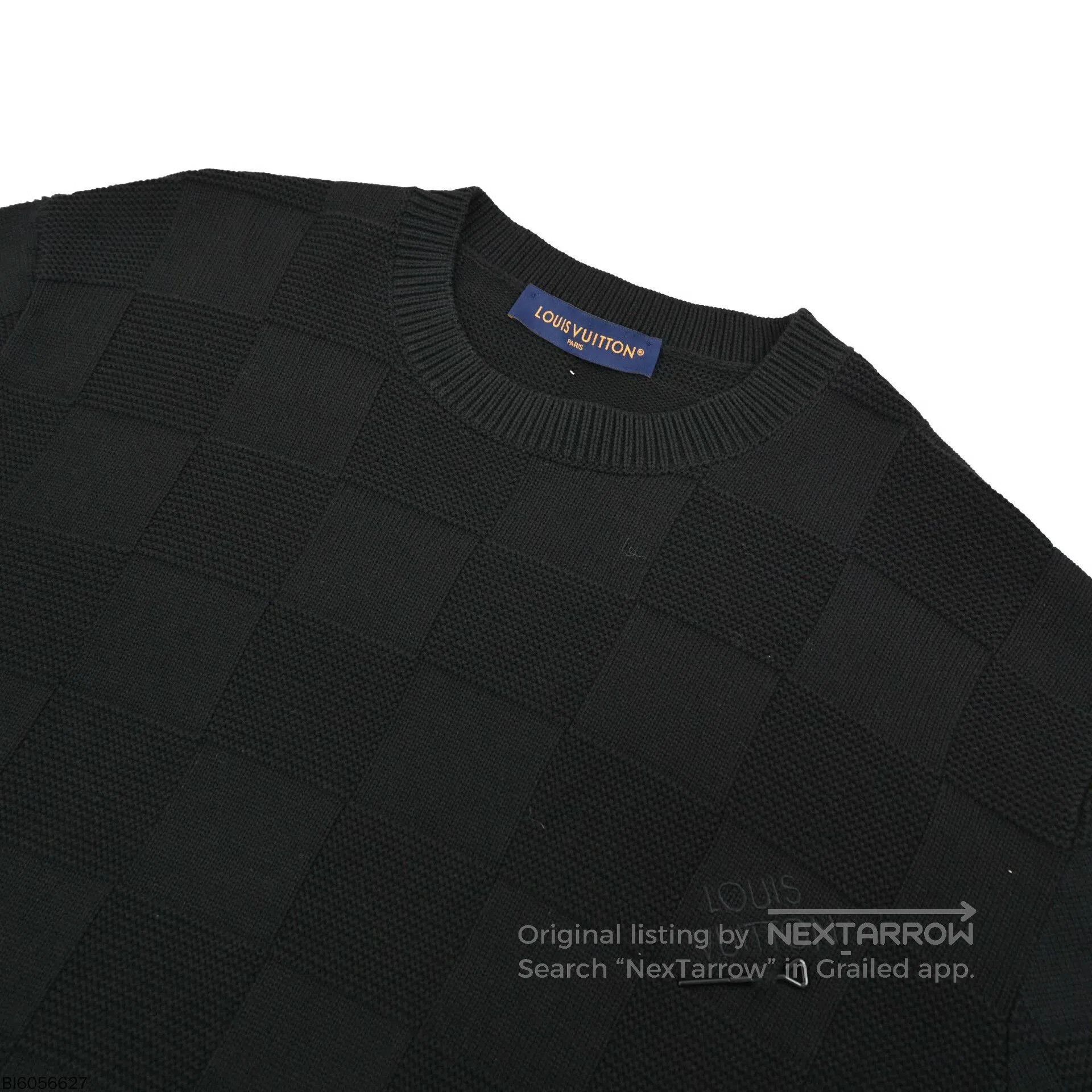 Louis Vuitton louis vuitton black long sleeve knit sweater. Size US XXL / EU 58 / 5 - 4 Thumbnail