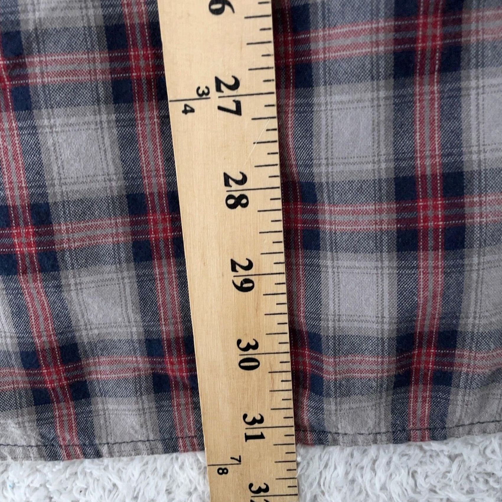 Carhartt VINTAGE Carhartt Shirt Mens XL Relaxed Fit Plaid Gray Red Button Down Long Sleeve Size US XL / EU 56 / 4 - 5 Thumbnail