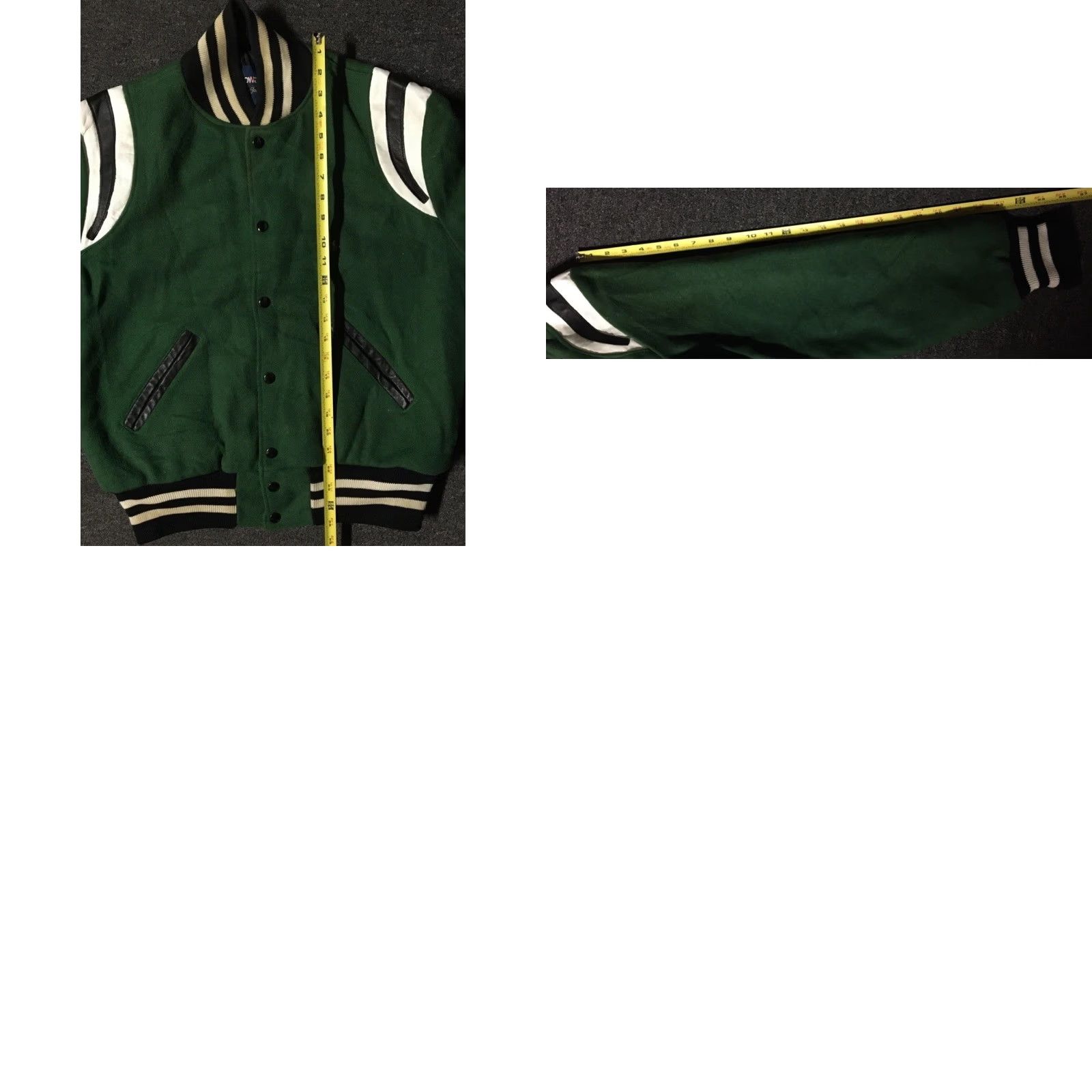 Vintage Vtg 80s Faded Varsity Letterman Jacket M USA School Football Track PE Grunge 90s Size US M / EU 48-50 / 2 - 11 Thumbnail
