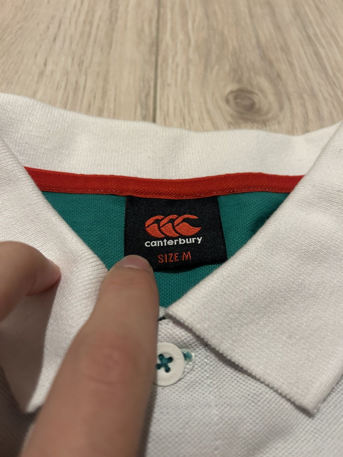 Canterbury of New Zealand Canterbury of New Zealand Leicester Tigers rugby jersey Size US M / EU 48-50 / 2 - 6 Thumbnail