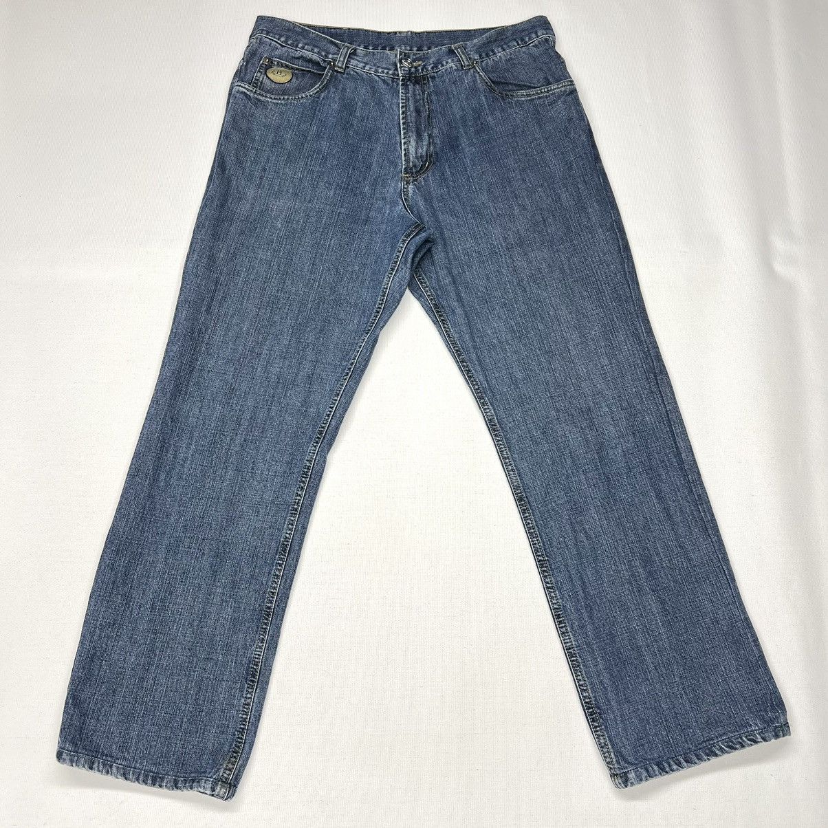 Vintage VTG Bruno Belloni Jeans Men’s 52 Blue Straight Fit Denim Size US 32 / EU 48 - 1 Thumbnail