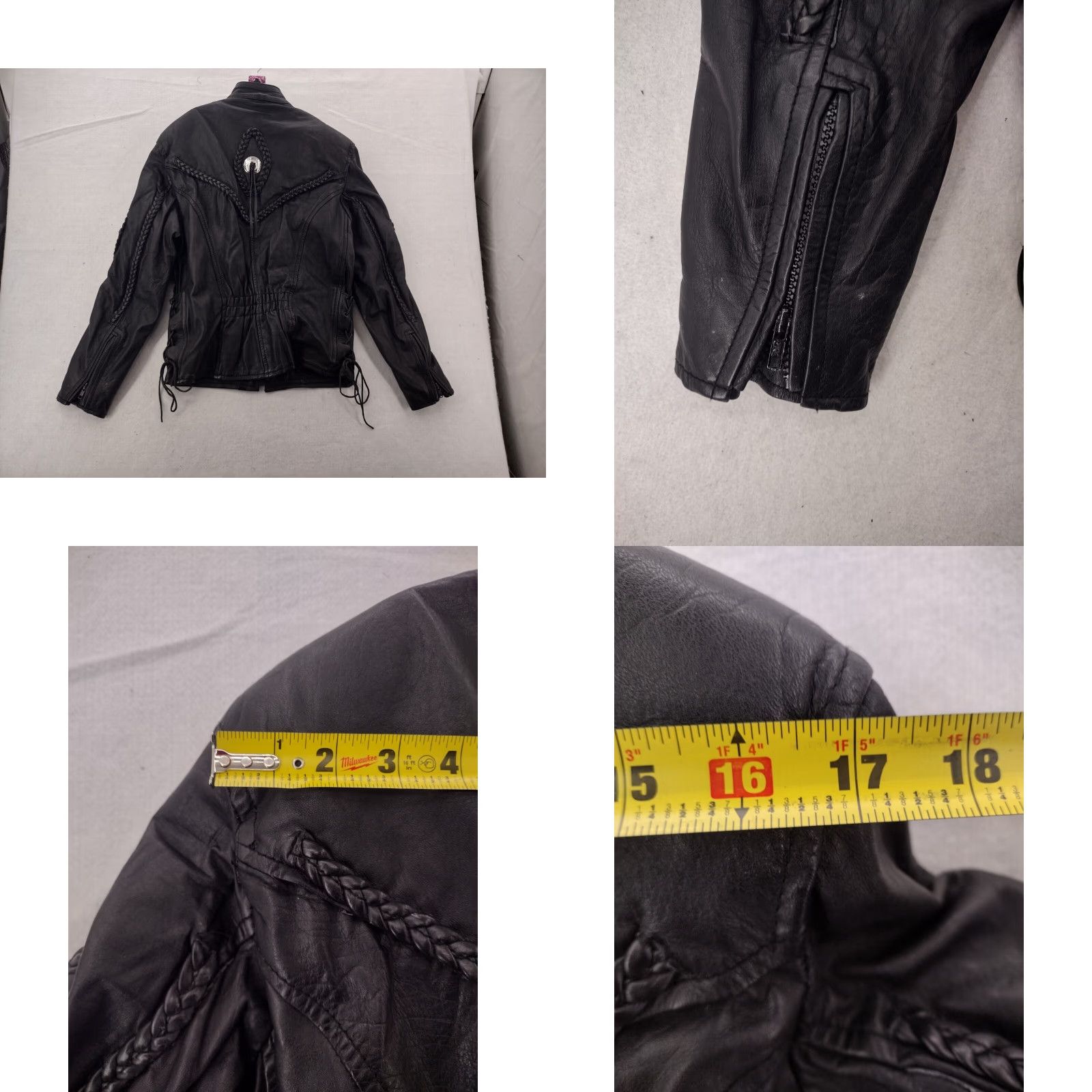 Vintage Antelope Creek Leather Jacket Womens Western Medium Size M / US 6-8 / IT 42-44 - 8 Thumbnail
