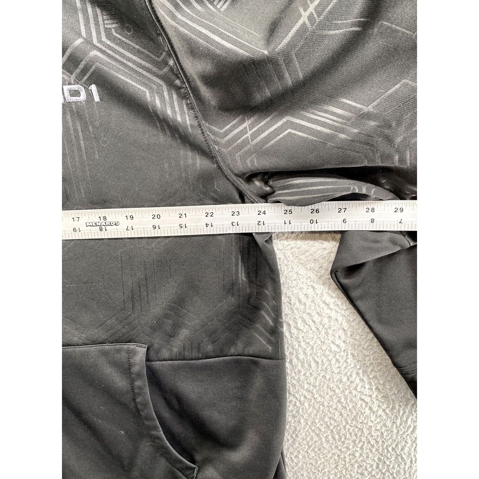 Vintage AND1 Embroidered Logo Full Zip Hoodie Men’s 2XL Black Sweatshirt Shirt Hoodie Zip Sweatshirt for Men Size US XXL / EU 58 / 5 - 4 Thumbnail