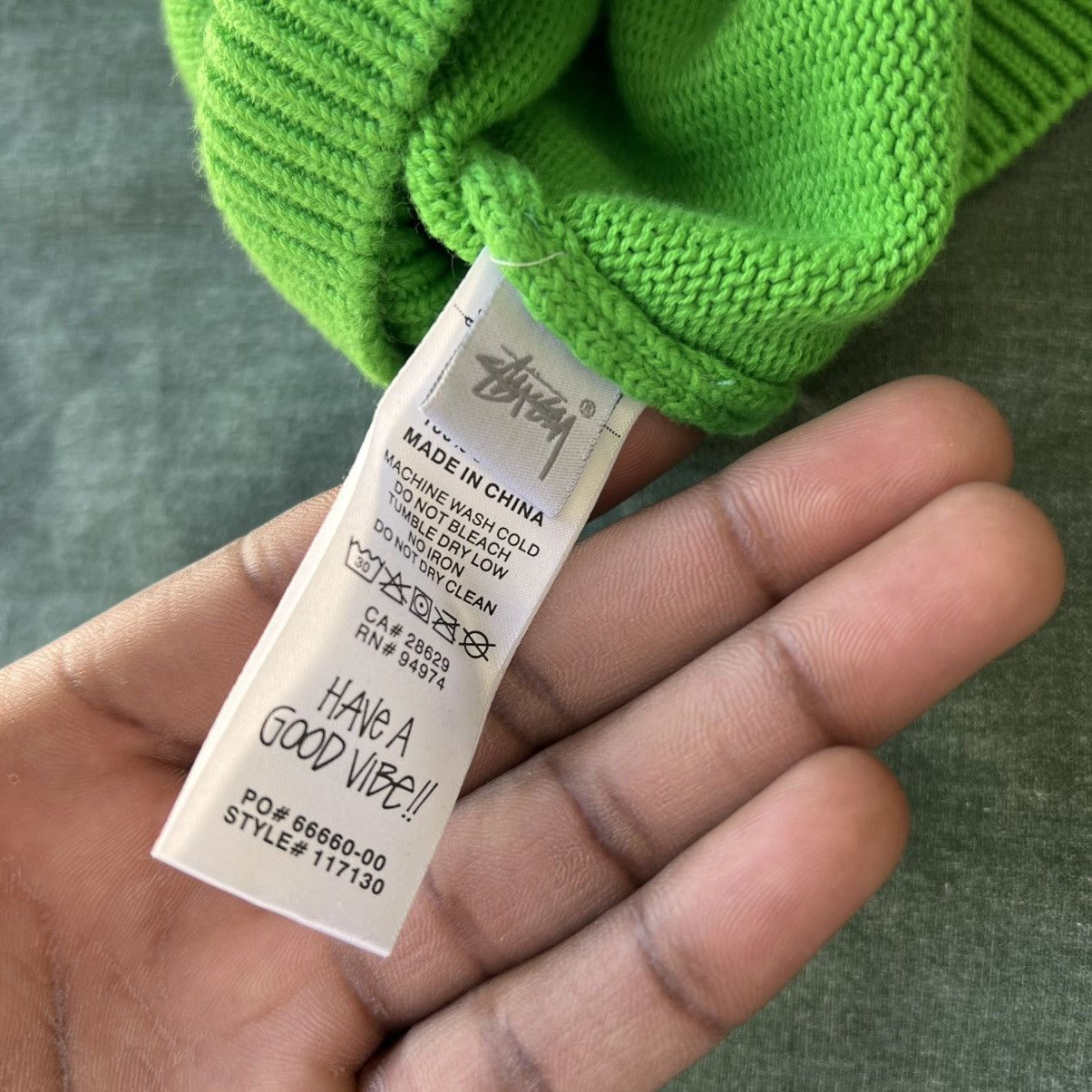 Stussy Bent Crown Sweater Size US XL / EU 56 / 4 - 4 Thumbnail
