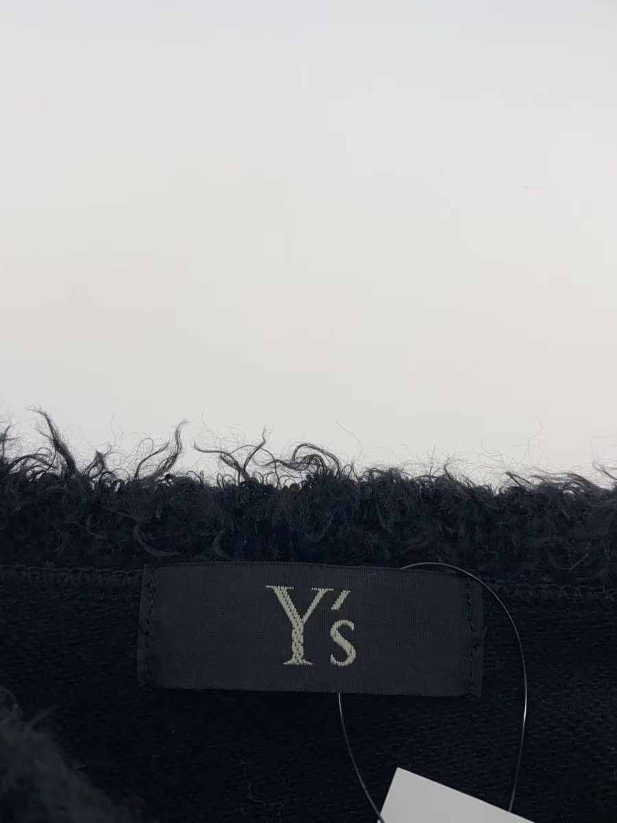 Y's × Yohji Yamamoto Wide Cropped Hybrid Fluffy Knit Sweatshirt Size M / US 6-8 / IT 42-44 - 4 Thumbnail