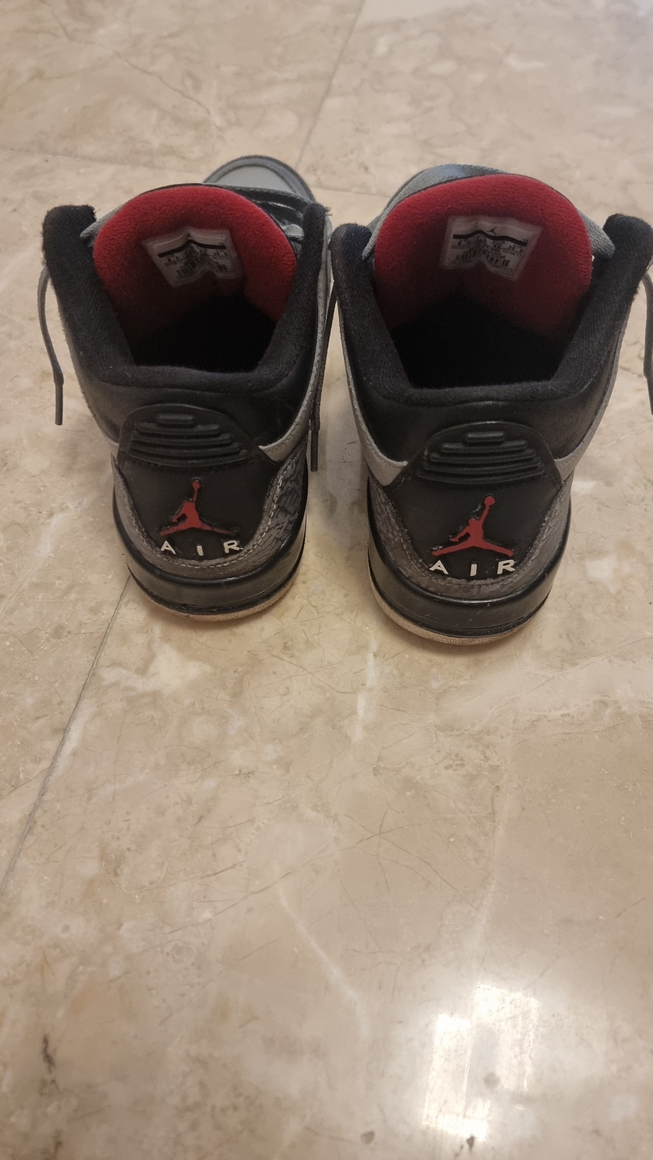 Jordan Brand × Nike × Vintage Air Jordan 3 Retro Stealth 2011 Size US 8.5 / EU 41-42 - 5 Thumbnail