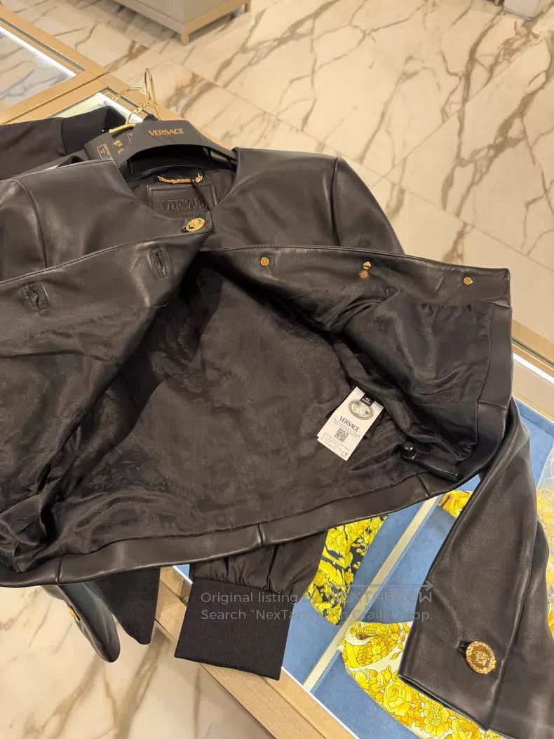 Versace Versace Women's leather coats Size M / US 6-8 / IT 42-44 - 6 Thumbnail