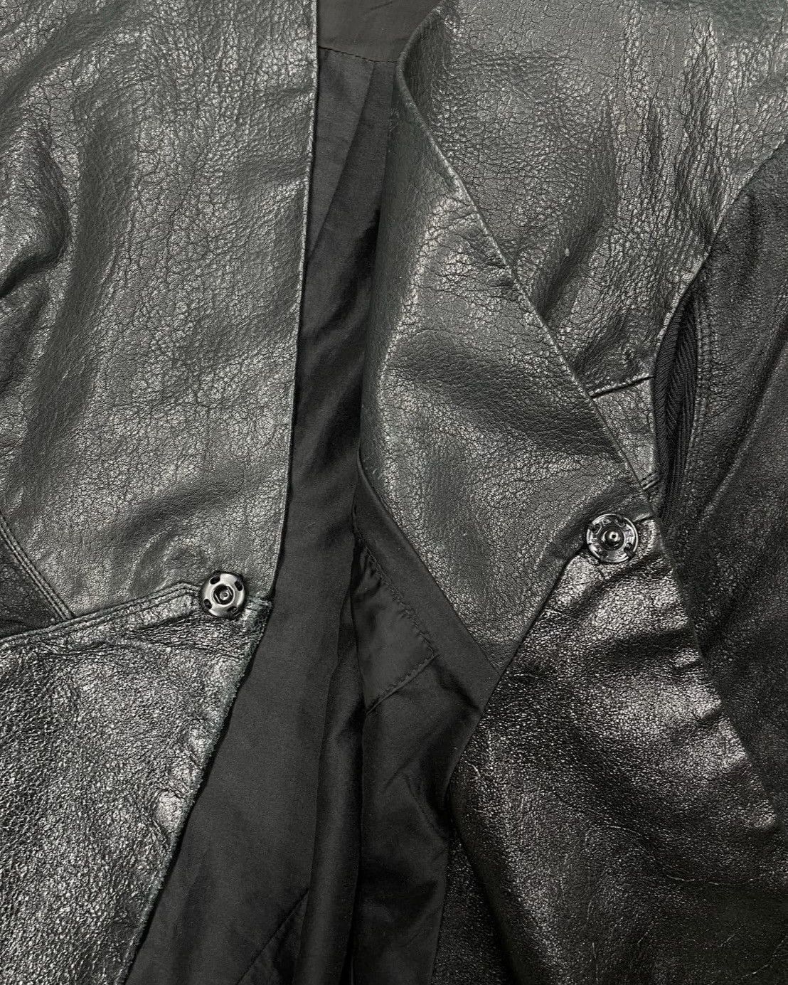 Rick Owens Rick Owens Mix Leather Jacket Size S / US 4 / IT 40 - 4 Thumbnail