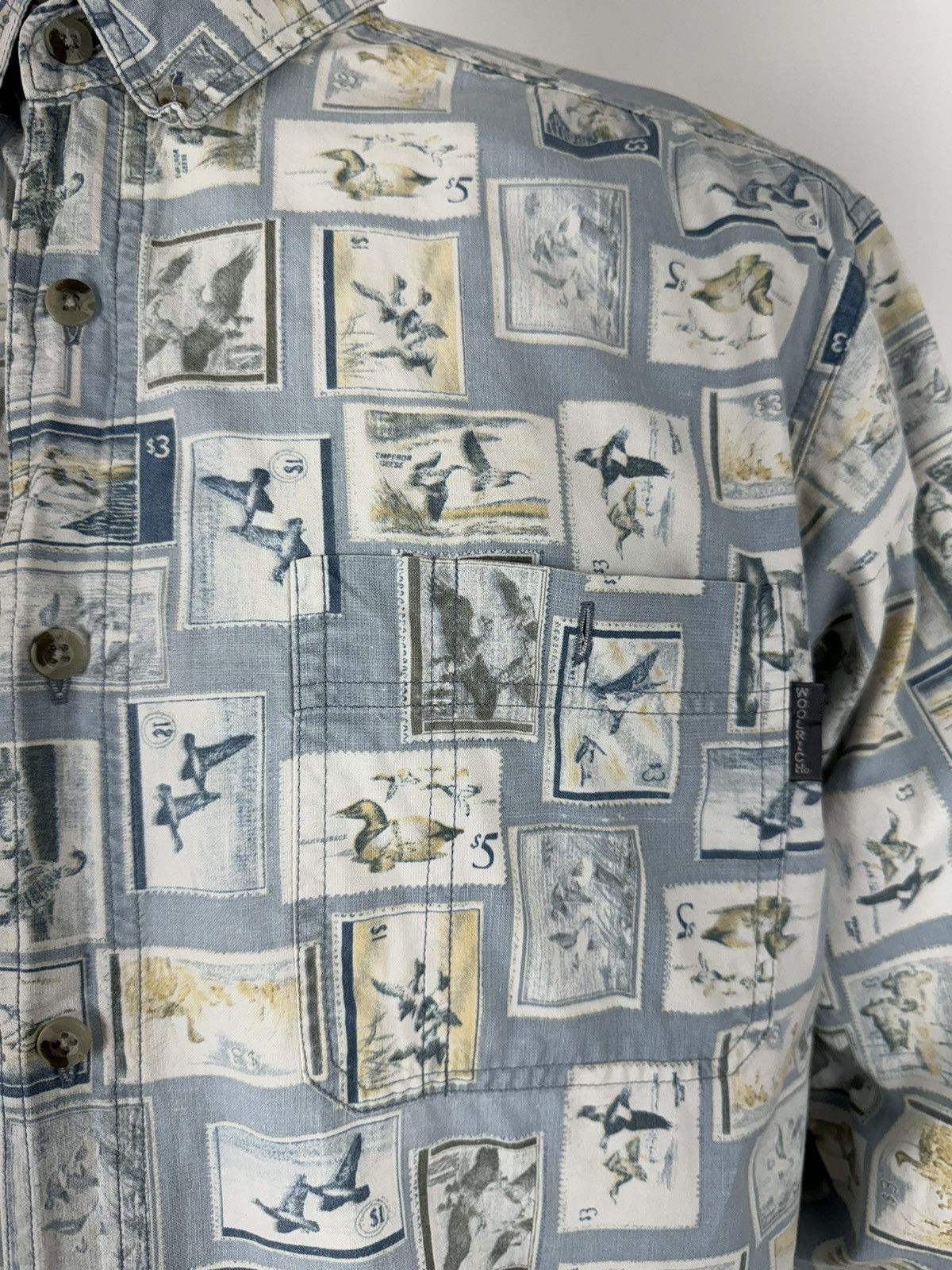 Vintage × Woolrich Woolen Mills Men’s Vintage Woolrich Long Sleeve Duck Shirt size L Size US L / EU 52-54 / 3 - 3 Thumbnail