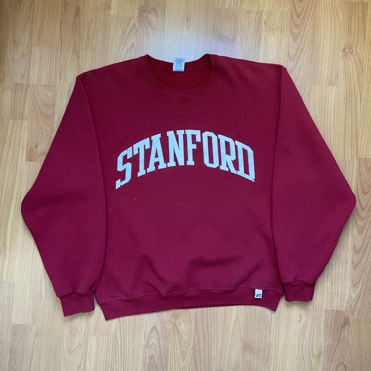 Russell Athletic × Vintage Vintage Russell Athletic Men’s Stanford Logo Sweatshirt Med Size US M / EU 48-50 / 2 - 1 Thumbnail