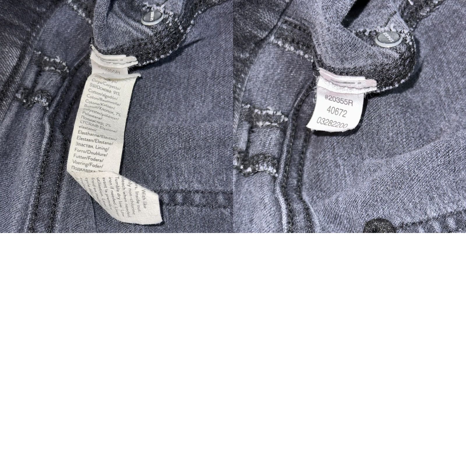 Spanx Spanx Jeans Womens 3XL Gray Stretch Ankle Denim Pull On High Rise Jeggings Denim Pants Size 40" / US 18 - 8 Thumbnail