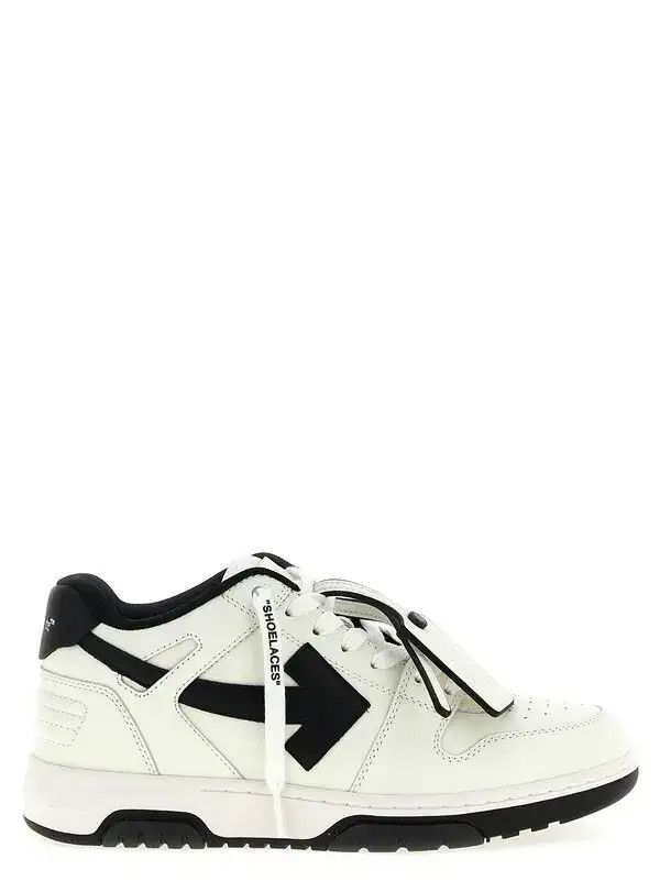 Off-White ob2d0Lne0826 Out Of Office Low-Top Sneakers in White/Black Size US 11 / EU 44 - 1 Thumbnail