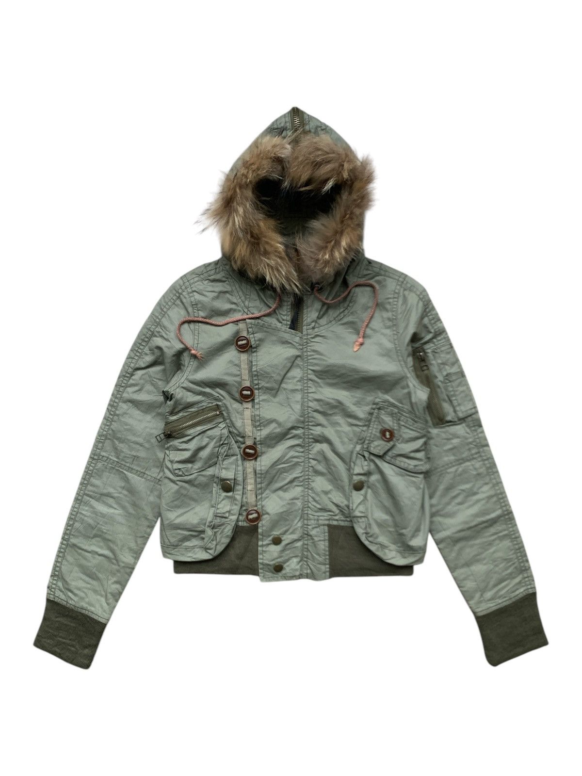 Other RACCOON FUR N2B CARGO PILOT VKEI JACKET Size US S / EU 44-46 / 1 - 1 Thumbnail