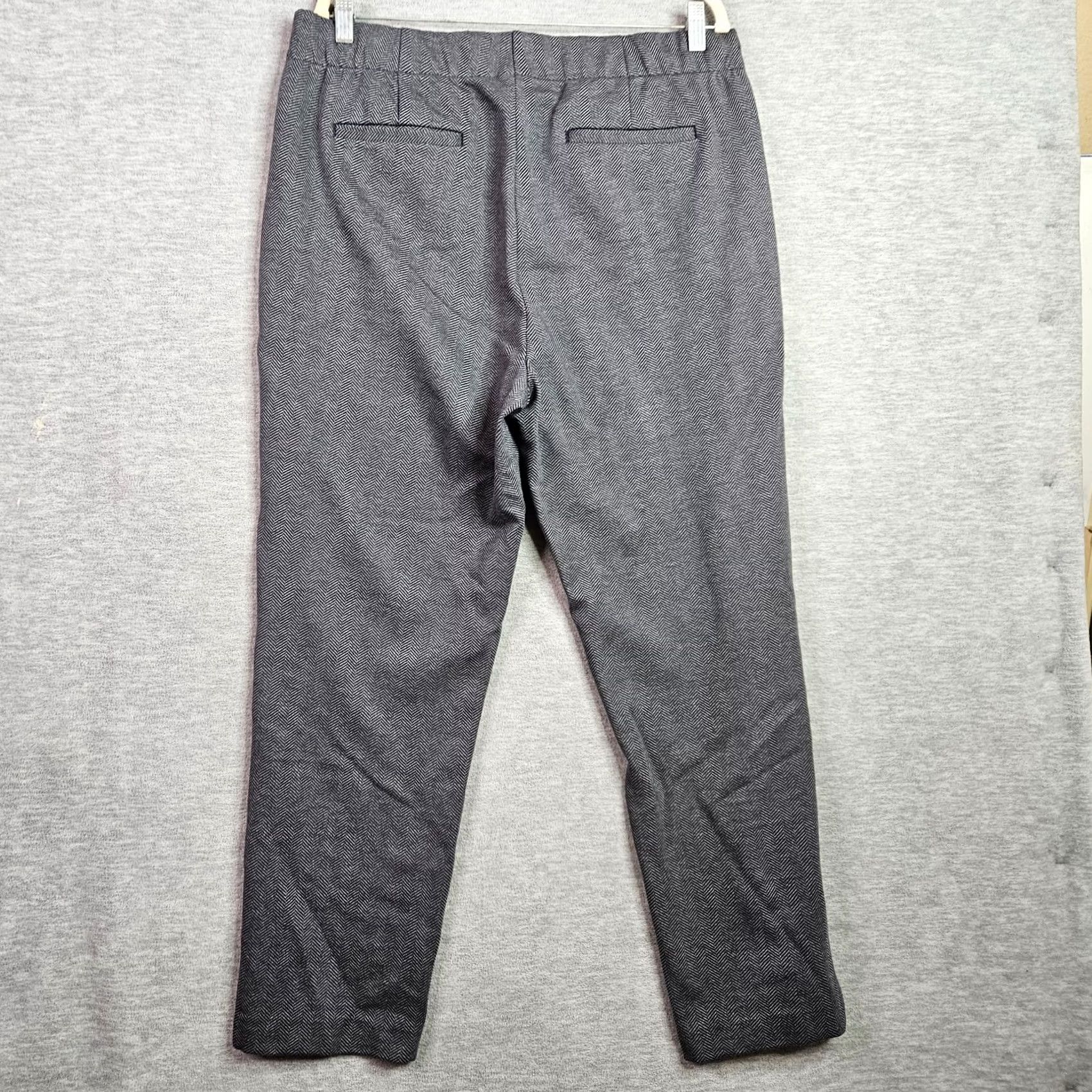 J. Jill J Jill Ponte Knit Pants Women XL Gray Pull On Stretch Career Casual Pants Size 40" / US 18 - 2 Thumbnail