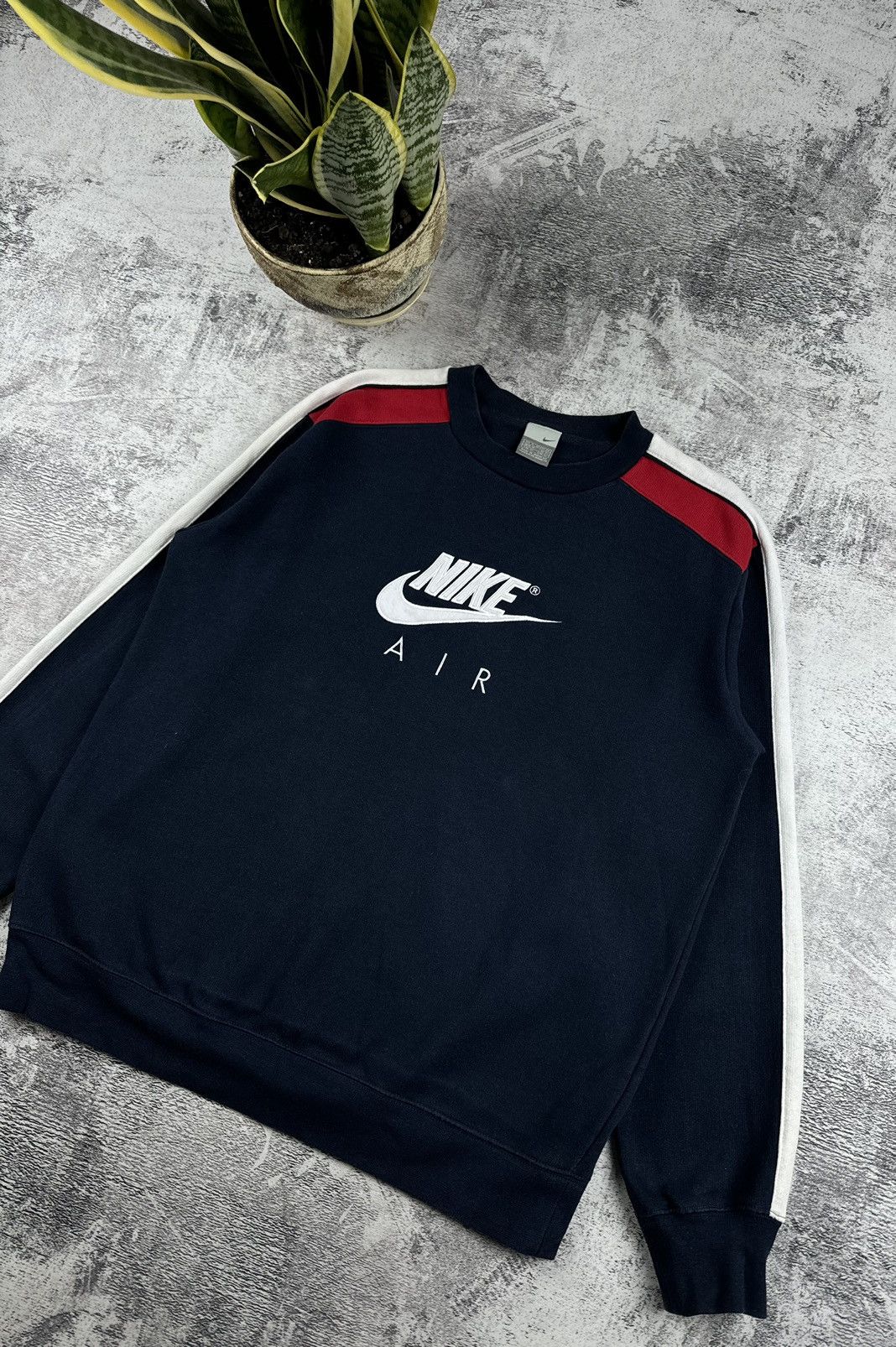 Nike Nike Air 90S Center Swoosh Logo Sport Sweatshirt Y2K Hoodie Size US M / EU 48-50 / 2 - 3 Thumbnail